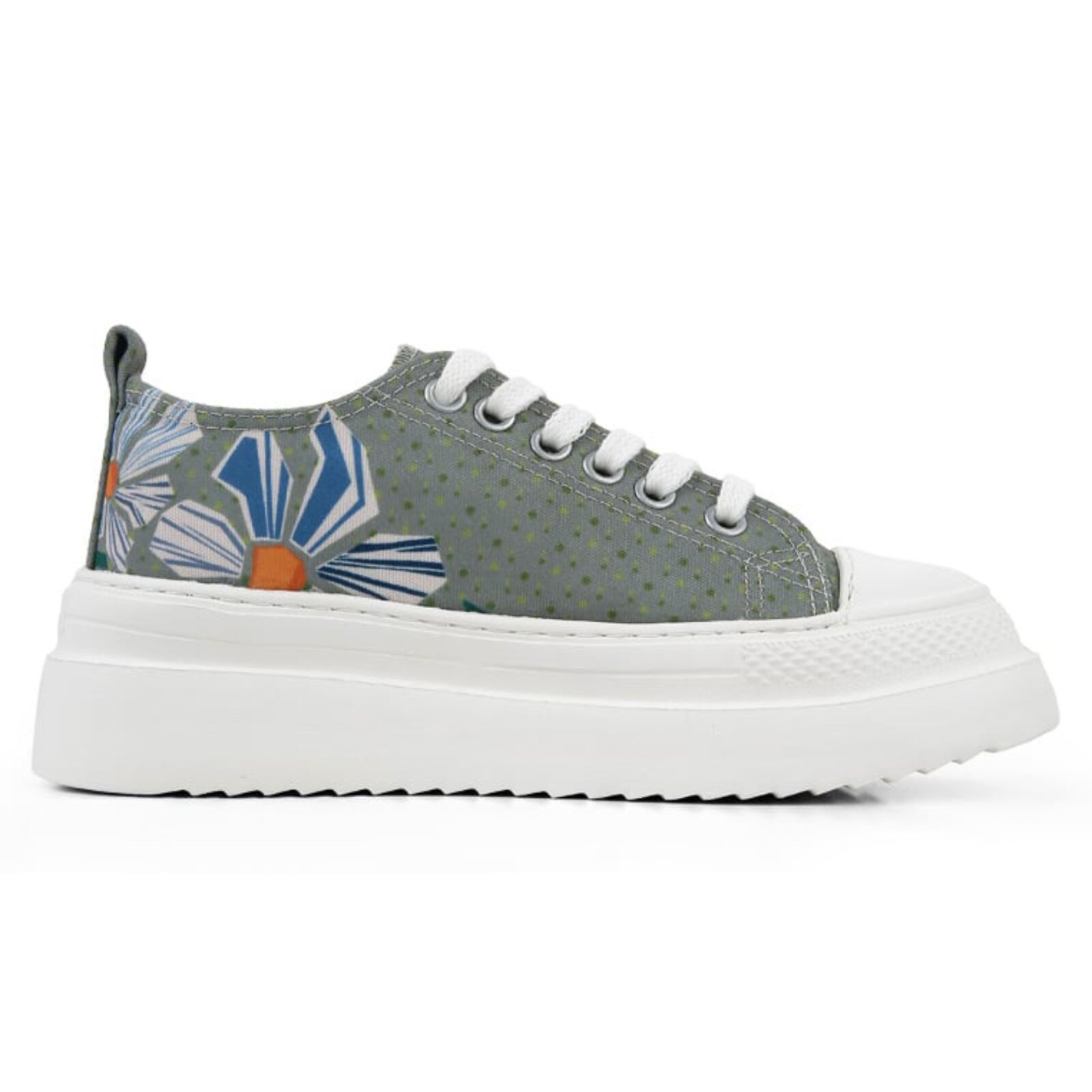 DOGO Sneaker »Freya Low-Top Sneaker Origami Bloom Damen Sneaker«  Handgefertigt