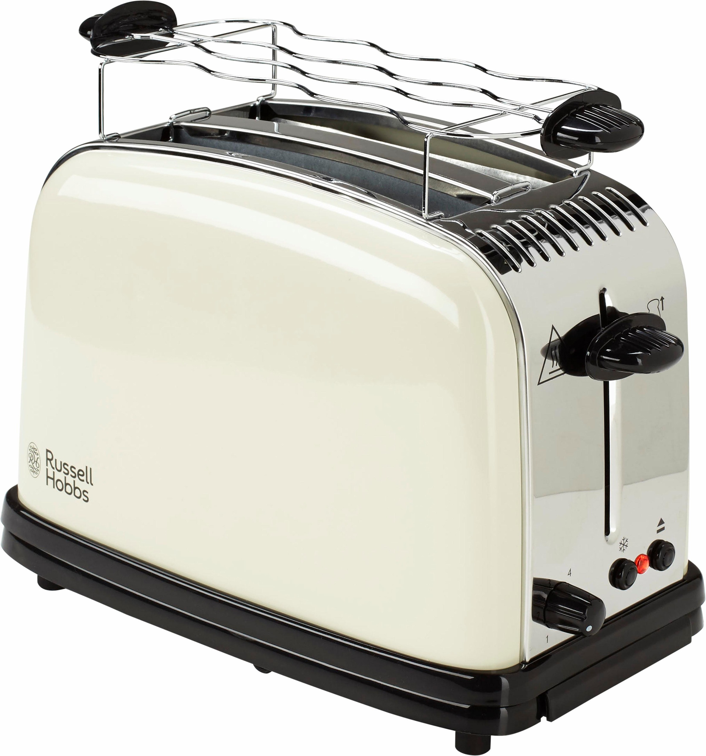 RUSSELL HOBBS Toaster »Colours Plus+ Classic Cream 23334-56«, 2 kurze Schlitze, 1670 W