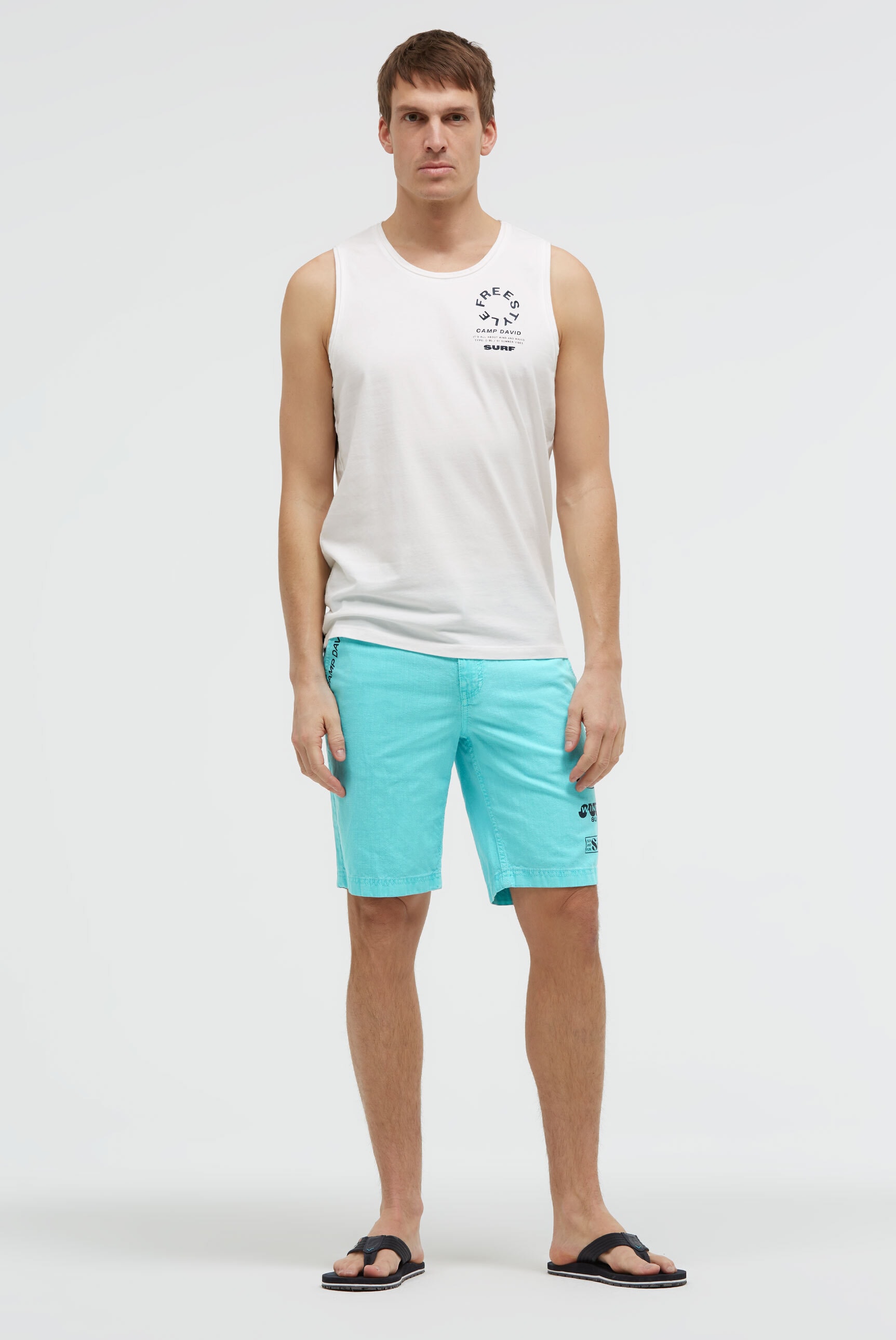 CAMP DAVID Tanktop aus Baumwolle