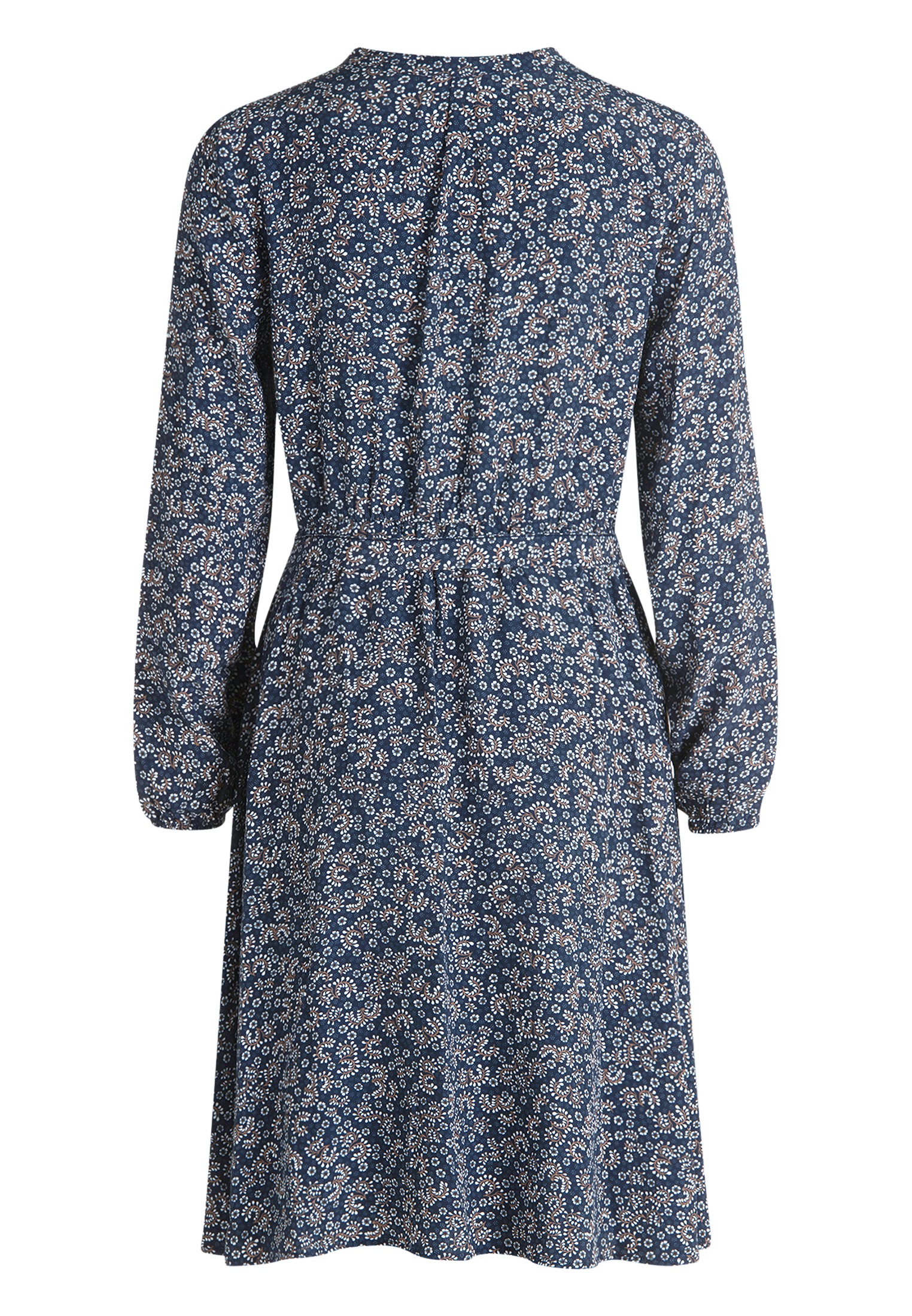 Zero Druckkleid »zero Damen Crepè-Kleid mit Bindegürtel«, Gürtel