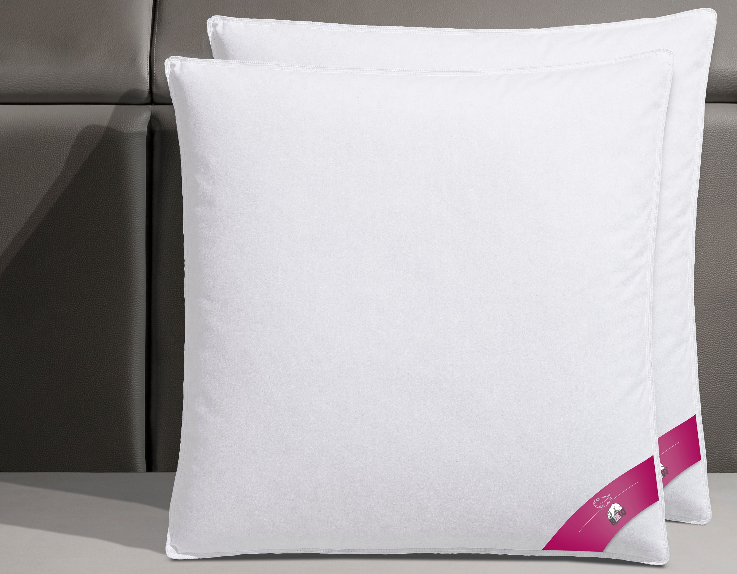 RIBECO Federkissen "Johanna Kopfkissen-Spar-Set: 40x80 cm, 80x80 cm erhältl günstig online kaufen