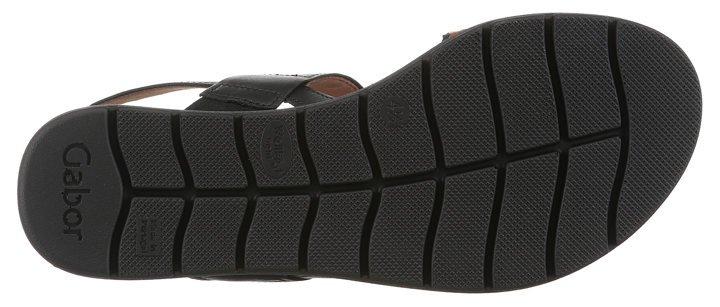 Gabor Keilsandalette »GENUA«, Sommmerschuh, Riemchensandale in Flechtoptik, G-Weite
