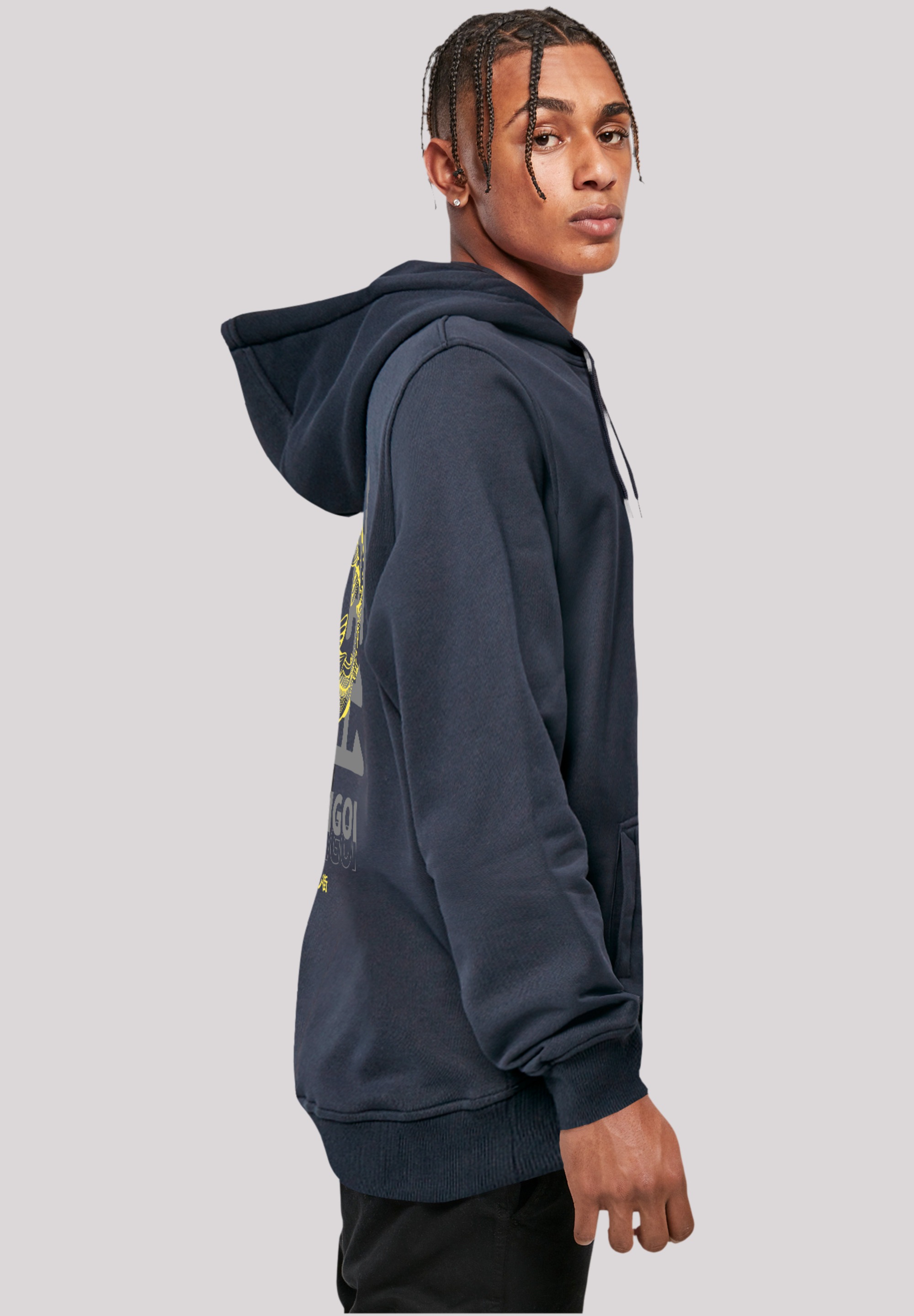 F4NT4STIC Kapuzenpullover »Koi Golden Gai«, Print
