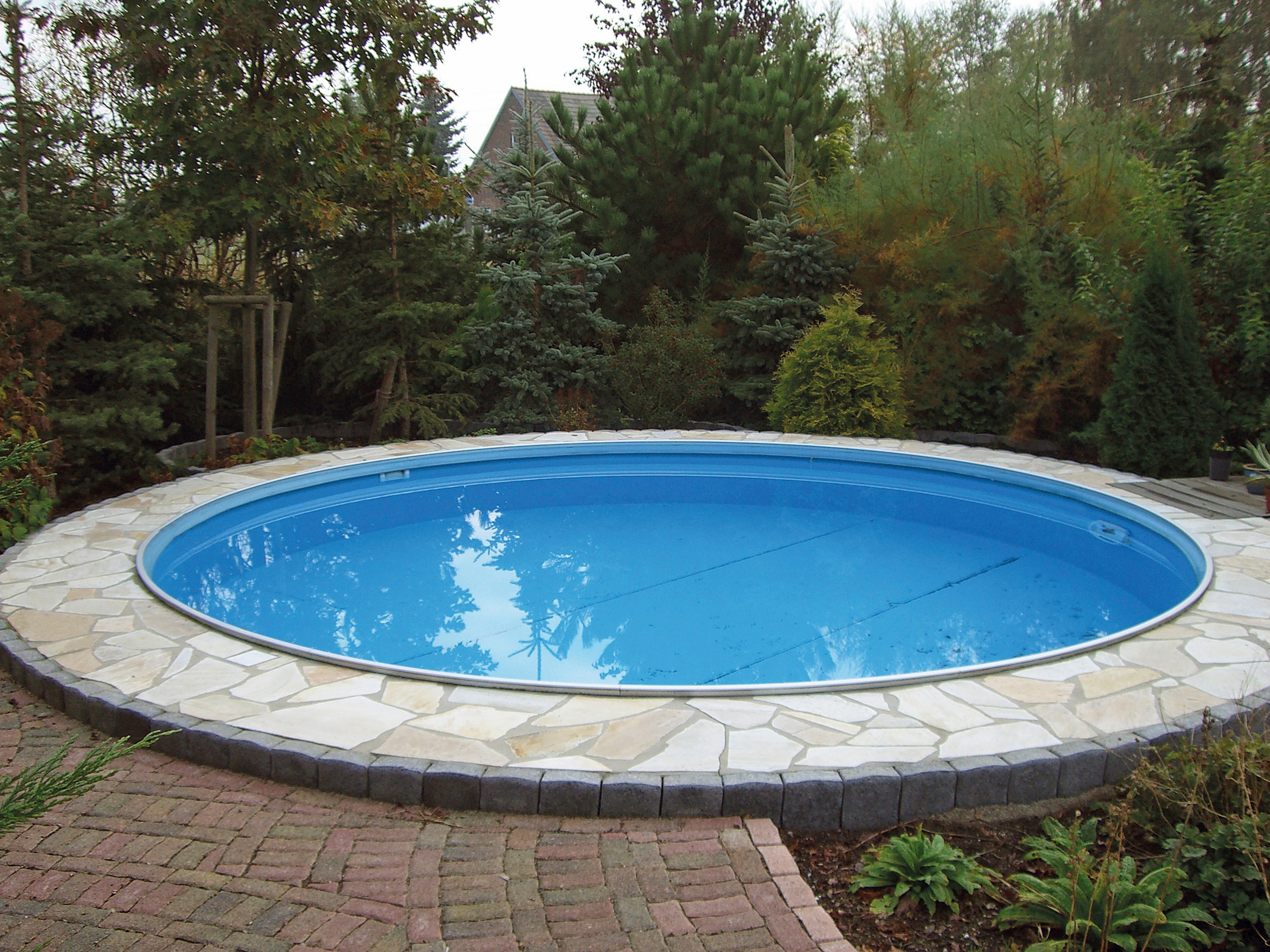 my POOL BWT Rundpool »HOLIDAY«, (Komplett-Set, 6 tlg.), Höhe 150 cm, in versch. Größen verfügbar