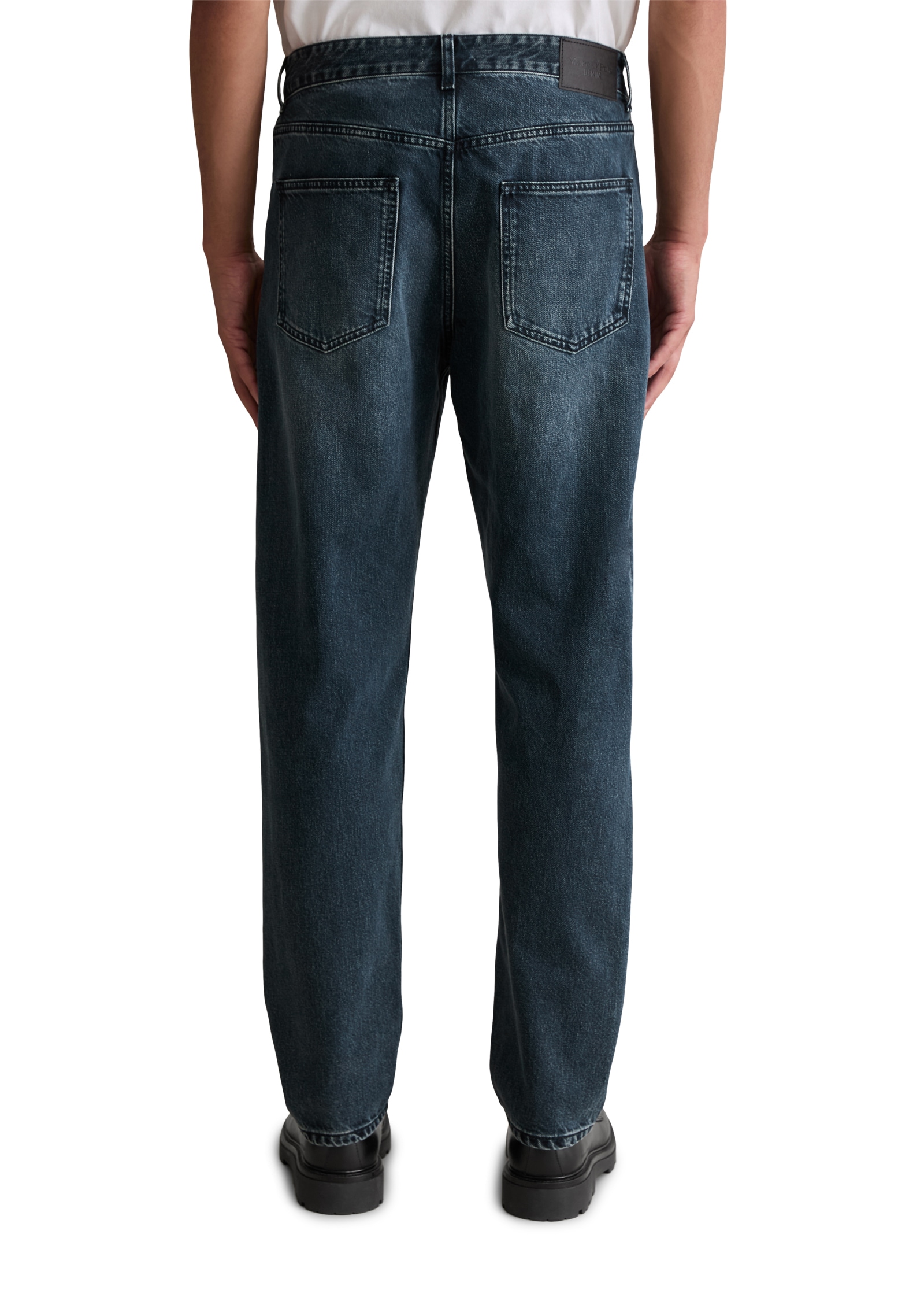 Marc O'Polo DENIM Tapered-fit-Jeans »Runne«, tapered fit, reine Bio-Baumwolle
