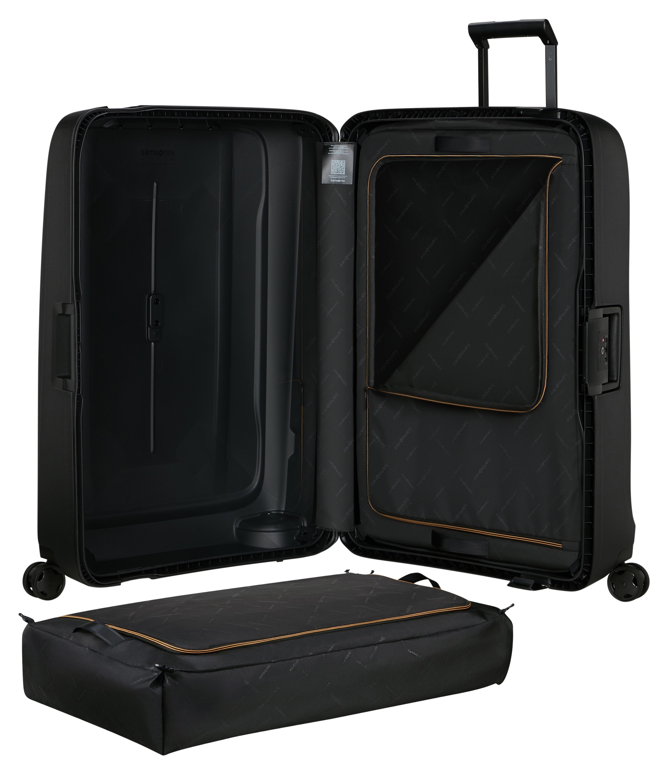 Samsonite Hartschalen-Trolley »ESSENS, verschiedene Größen und Farben«, 4 Rollen, Reisekoffer Hartschalenkoffer Koffer für Flugreisen TSA-Schloss