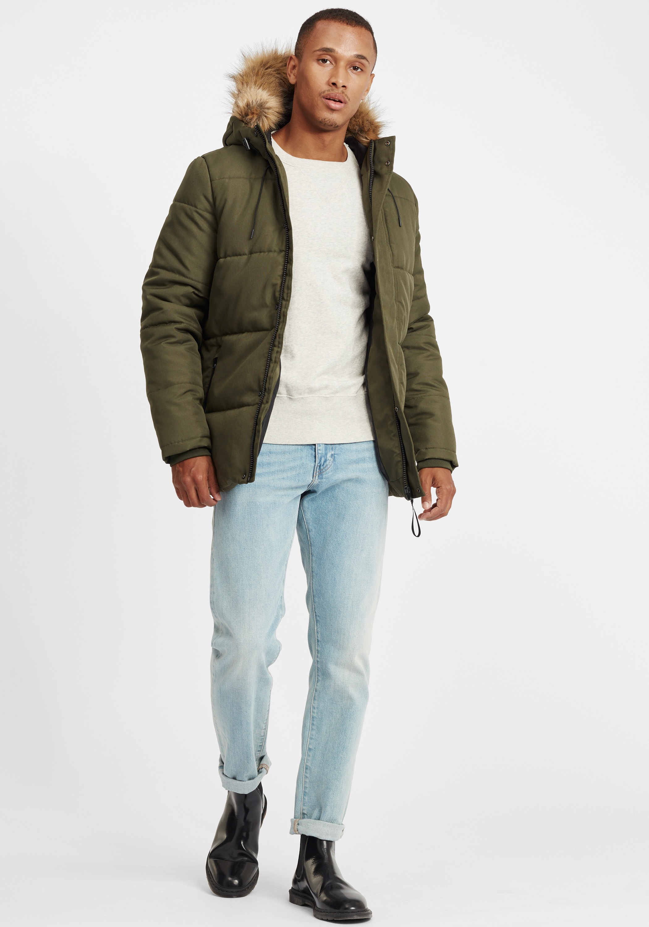 Blend Steppjacke »Steppjacke BHTenus«, mit Kapuze