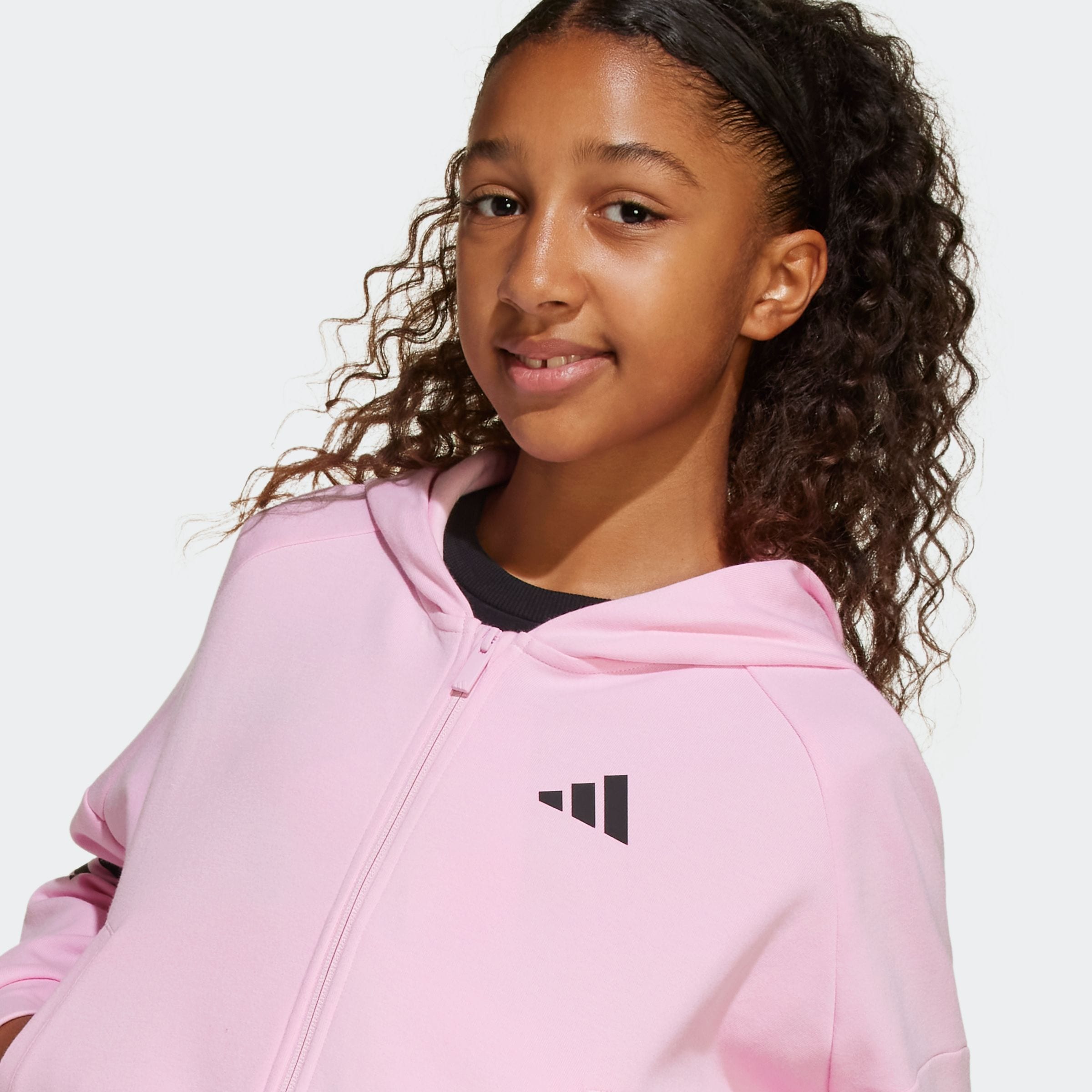 adidas Sportswear Kapuzensweatshirt »JG FI 3S FZ«