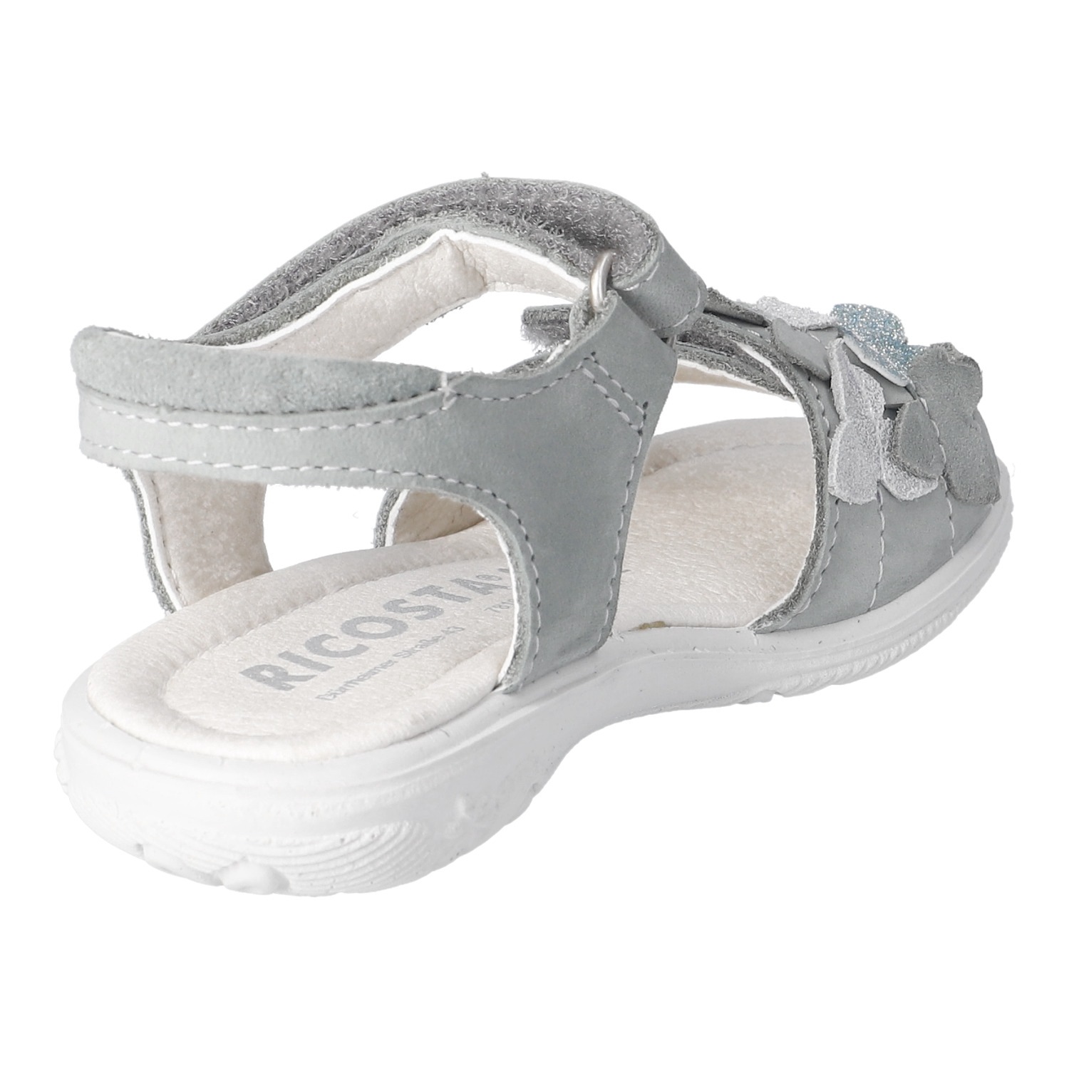 Ricosta Sandale »Mirella«  Klettschuh mit Verzierung, Größenschablone zum Download