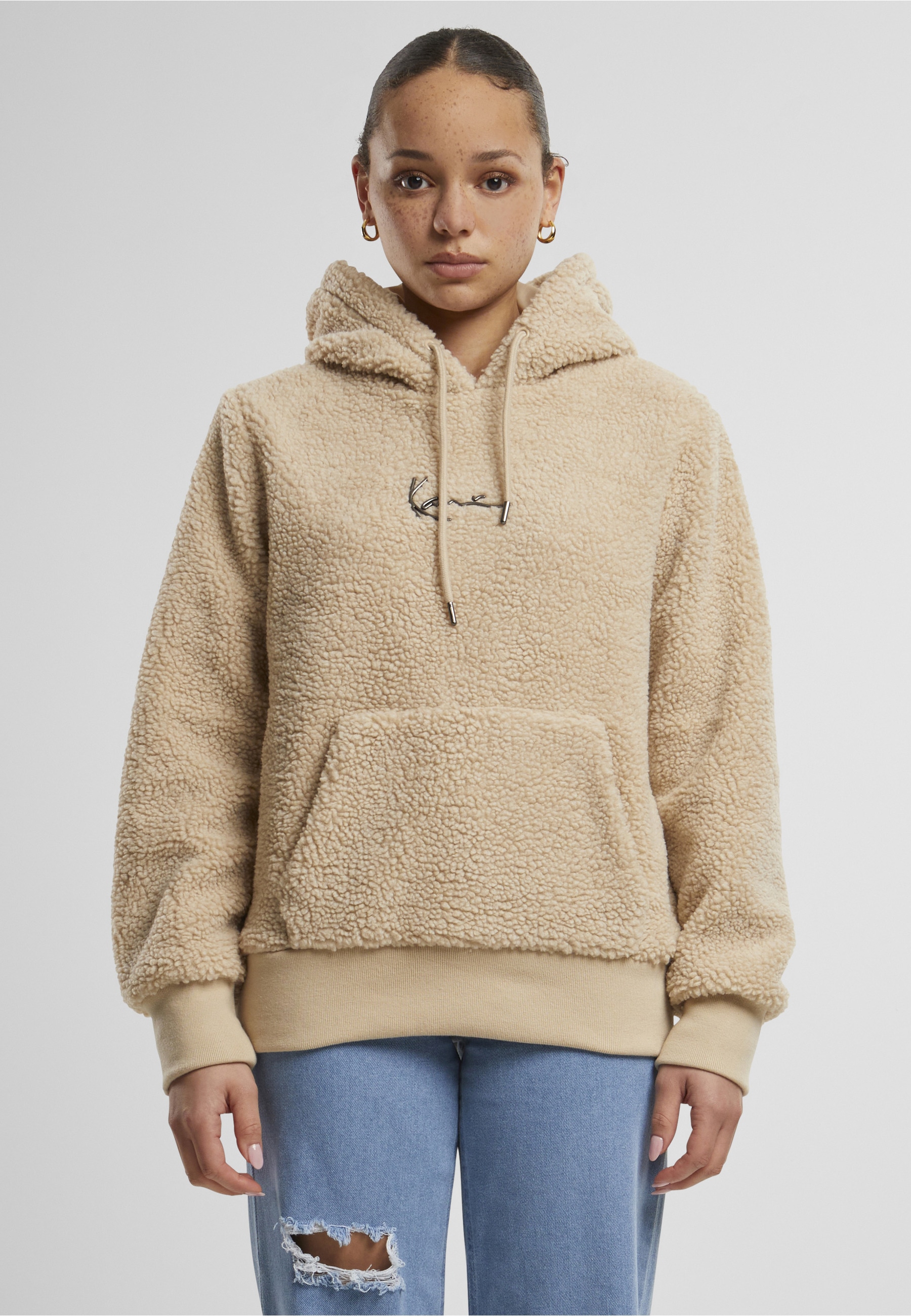Karl Kani Kapuzenpullover »Karl Kani KKWQ42044 Small Signature Teddy Hoodie« 1 tlg.