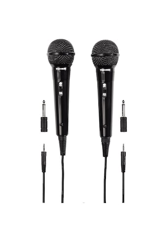 Thomson Mikrofon »Dynamisches Mikrofon M135D, Karaoke, 2er Pack, 3,5 mm, 3 m Kabel« kaufen