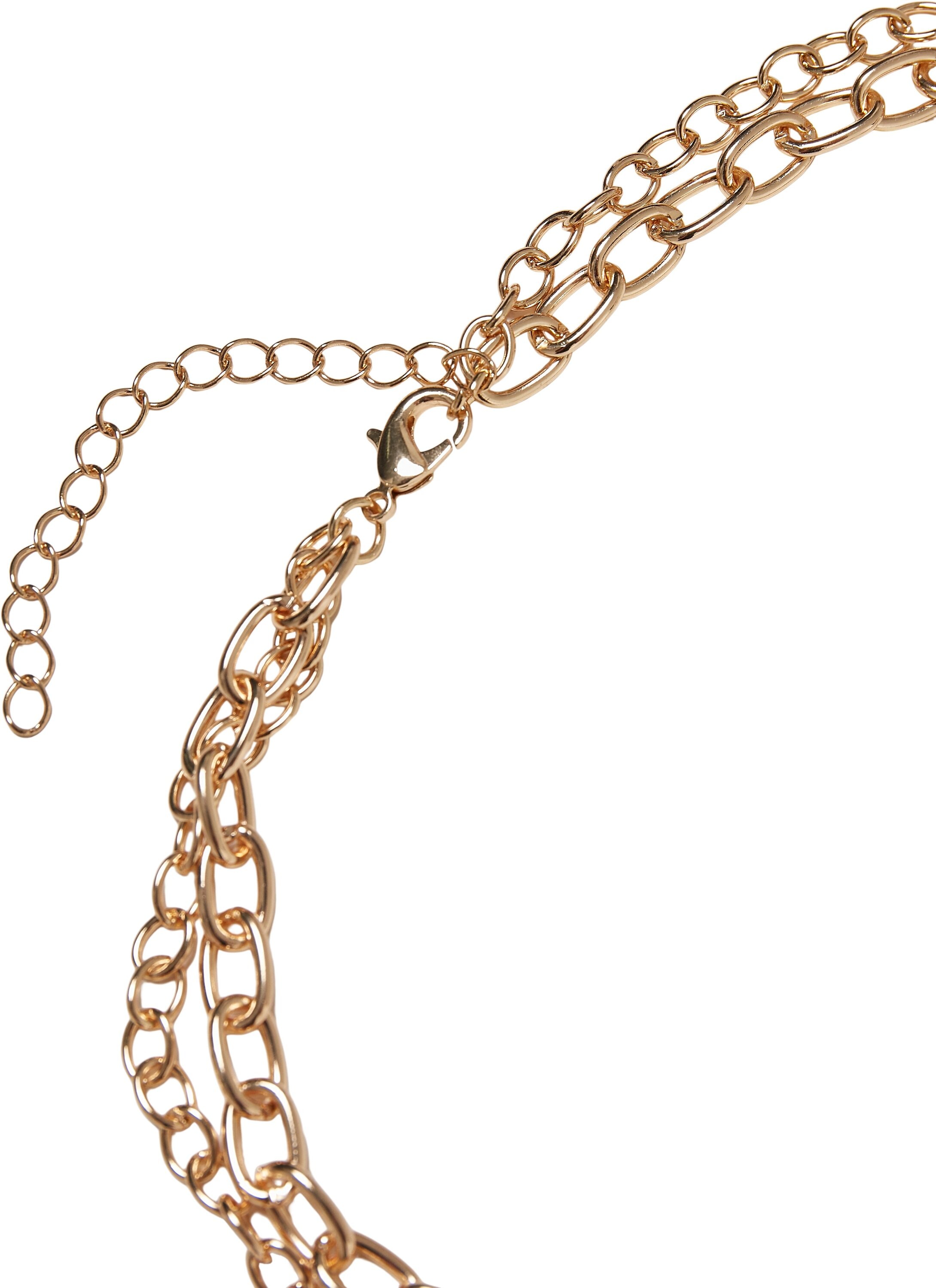 URBAN CLASSICS Edelstahlkette online BAUR Diamond bestellen Golden »Accessoires Necklace« | Zodiac