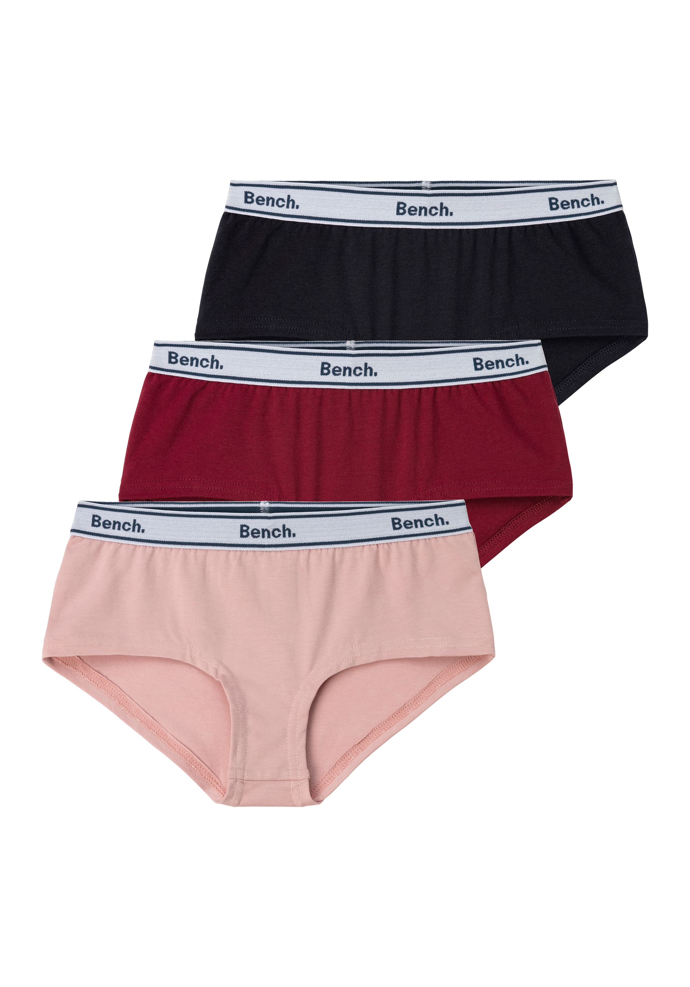 Bench. Panty, (Packung, 3 bestellen | mit Logo St.), Webbund BAUR