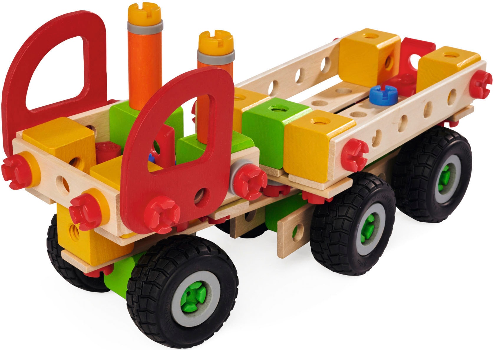 Eichhorn Konstruktionsspielsteine »Constructor, LKWs«, (135 St.), Made in Germany, FSC®- schützt Wald - weltweit