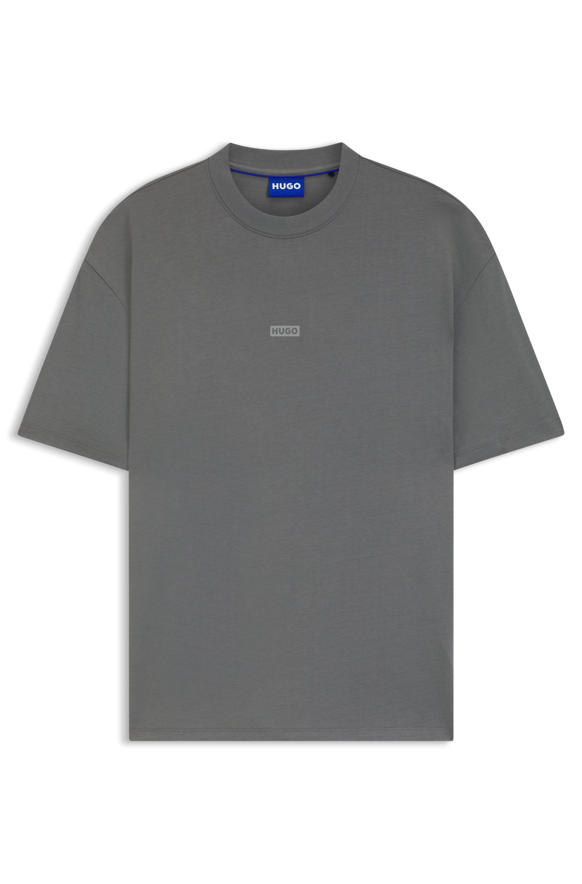 HUGO Blue T-Shirt »Nalono«, mit Logodruck, Oversized Look mit Backprint