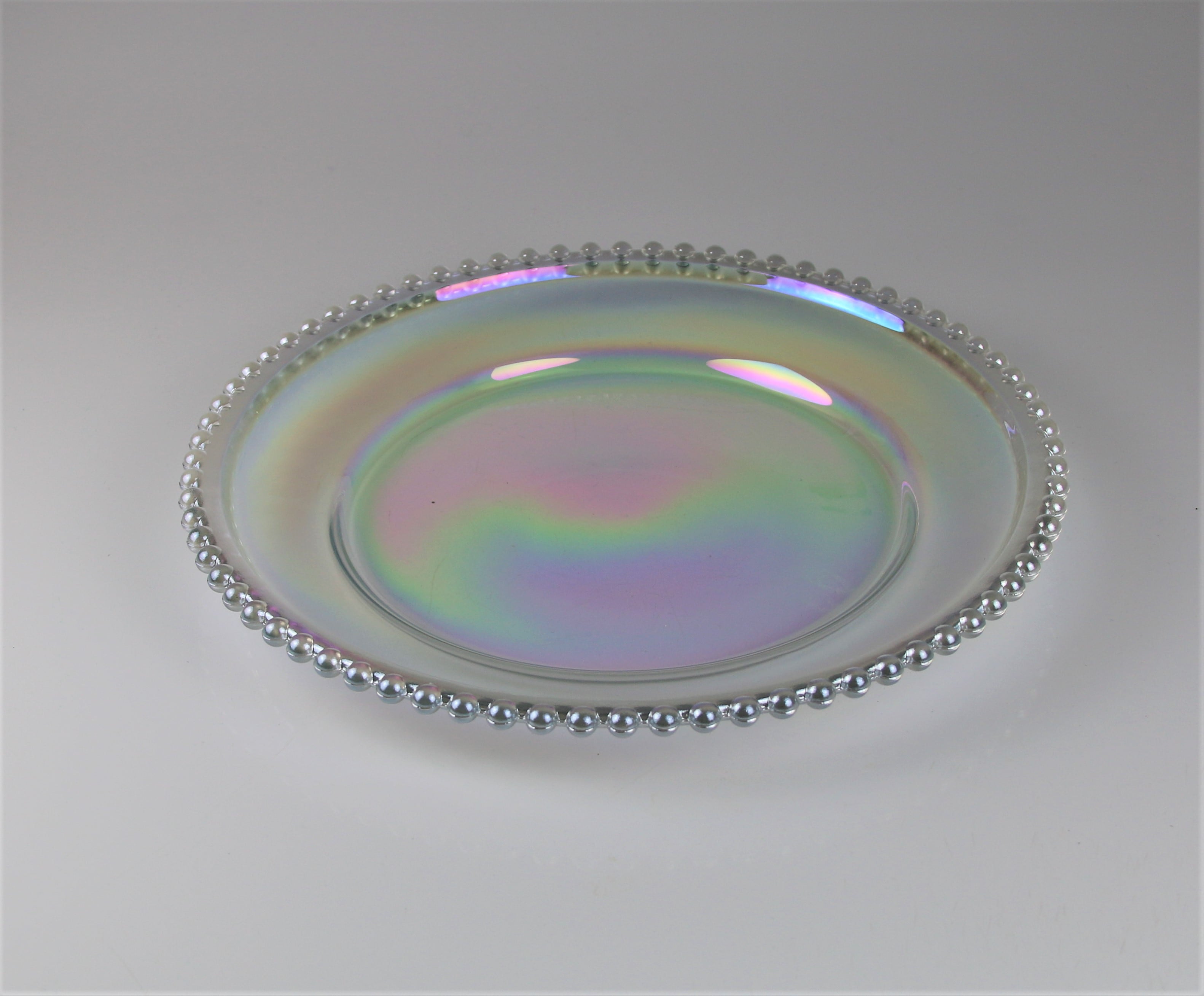 AM Design Dekoteller "aus Glas" 2er Set Ø: 26,5 cm