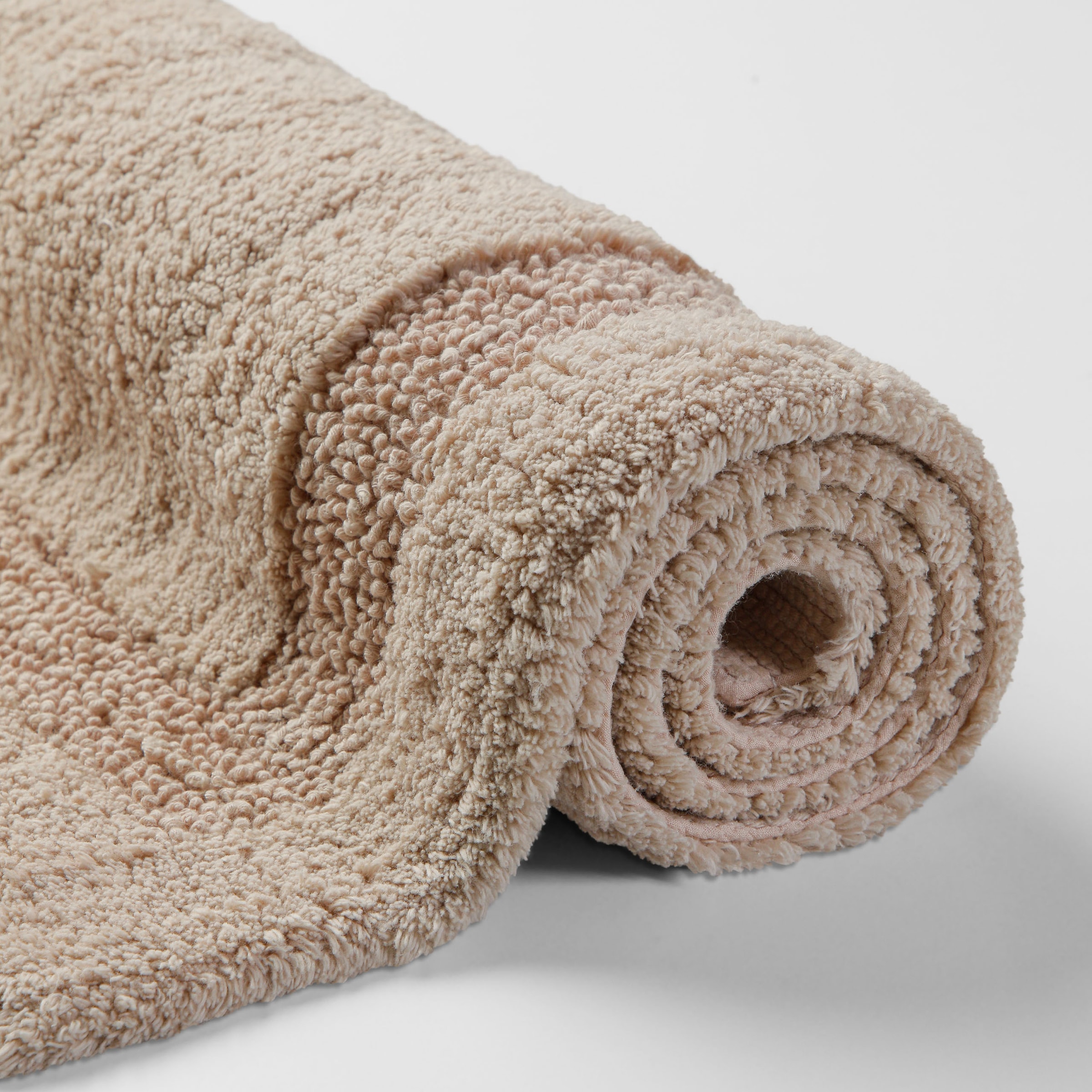 OTTO home Badematte »Meellor« Höhe 20 mm Badteppich, getuftet, modern, Uni, antirutsch, flauschig, Baumwolle