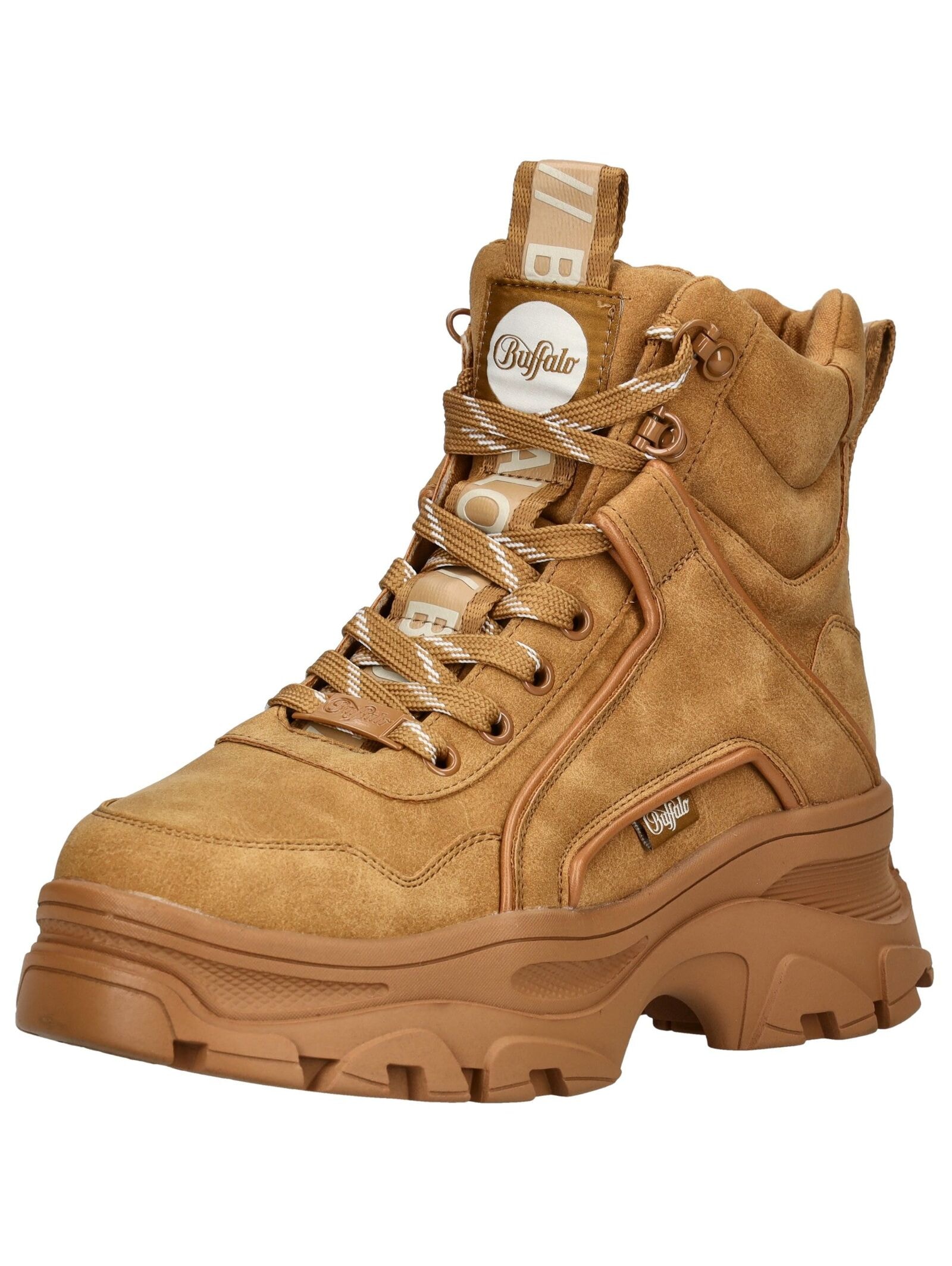 Buffalo Schnürstiefelette "Buffalo Stiefelette Lederimitat" günstig online kaufen