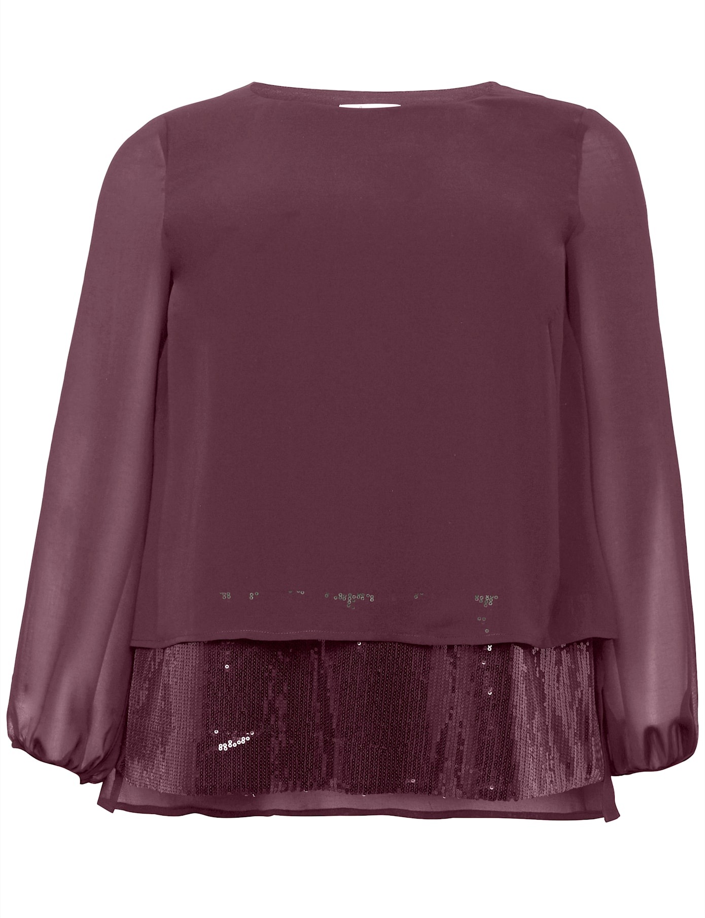 Sheego Long Blouse Burgundy 44 2