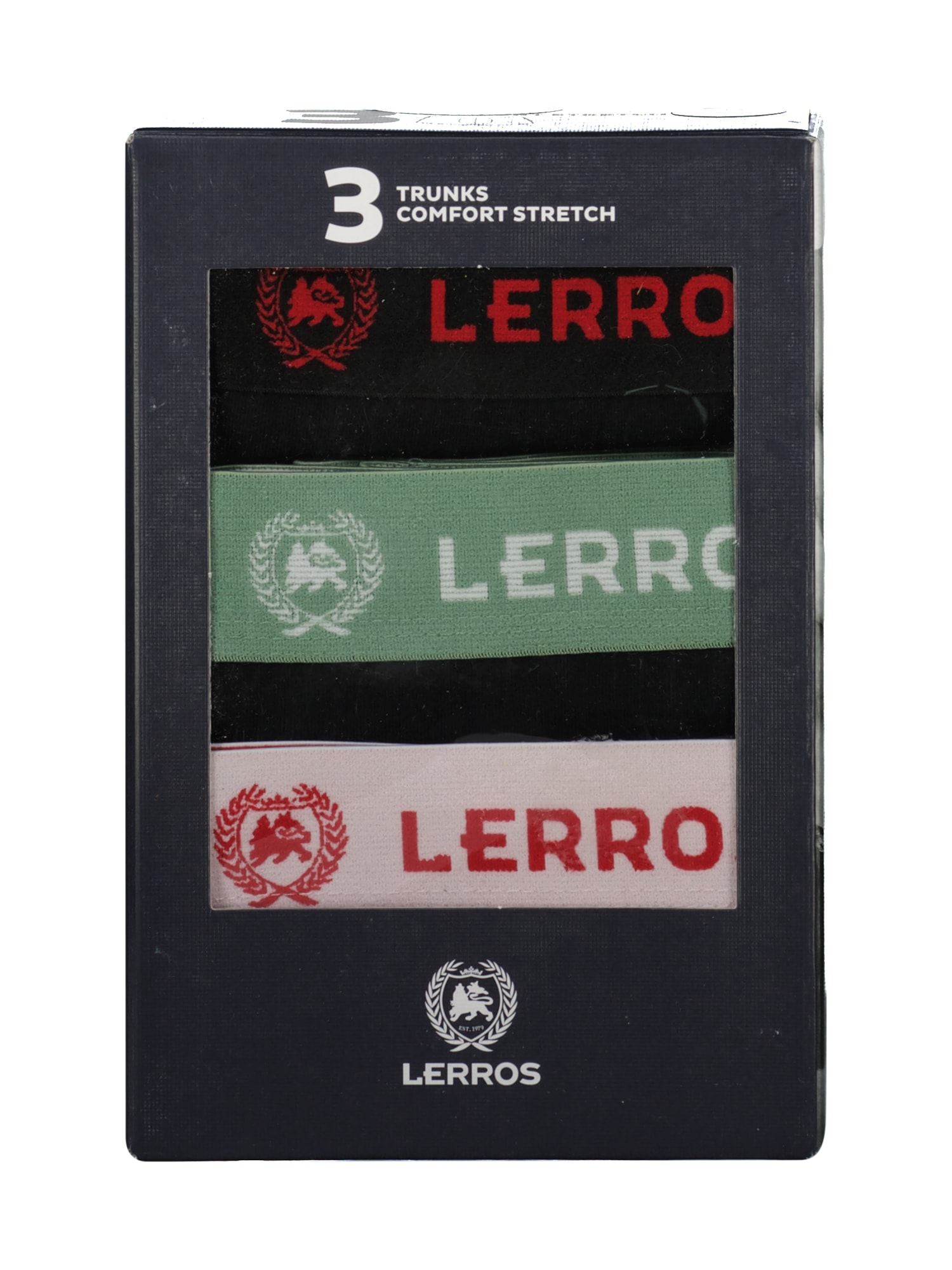 LERROS Boxershorts »Boxershorts 3er Pack Mixed Colours« Unterhosen, Mehrfarbig, Unterwäsche, 3 Stück, Baumwoll-Elasthan-Mix