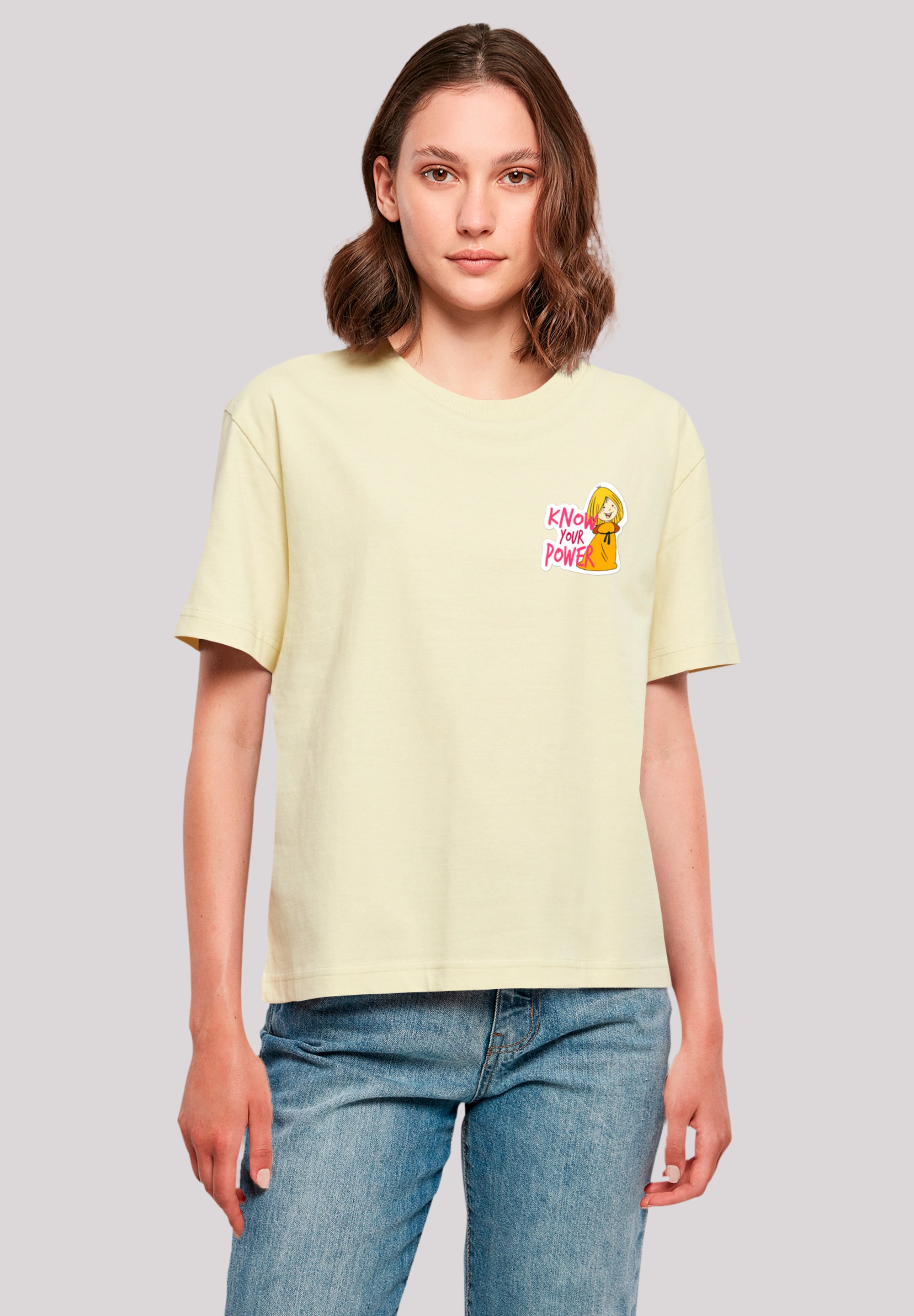 T-Shirt »Wickie Know Your Power«, Nostalgie, Retro Print, Kinderserie