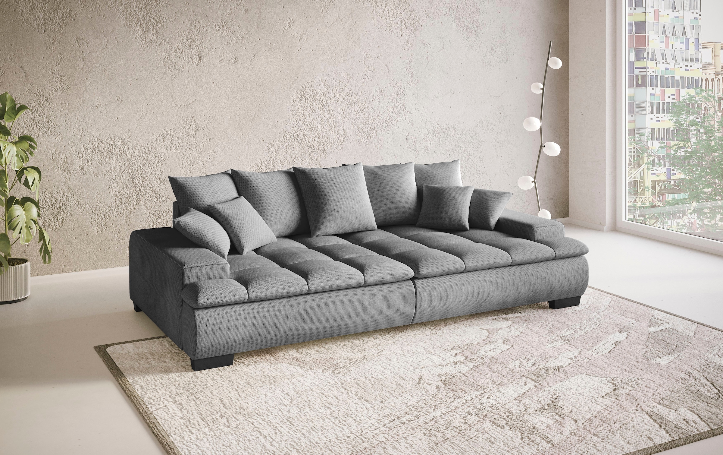 Mr. Couch Big-Sofa »Haiti II«, Wahlweise mit Kaltschaum - bis 140 kg belastbar