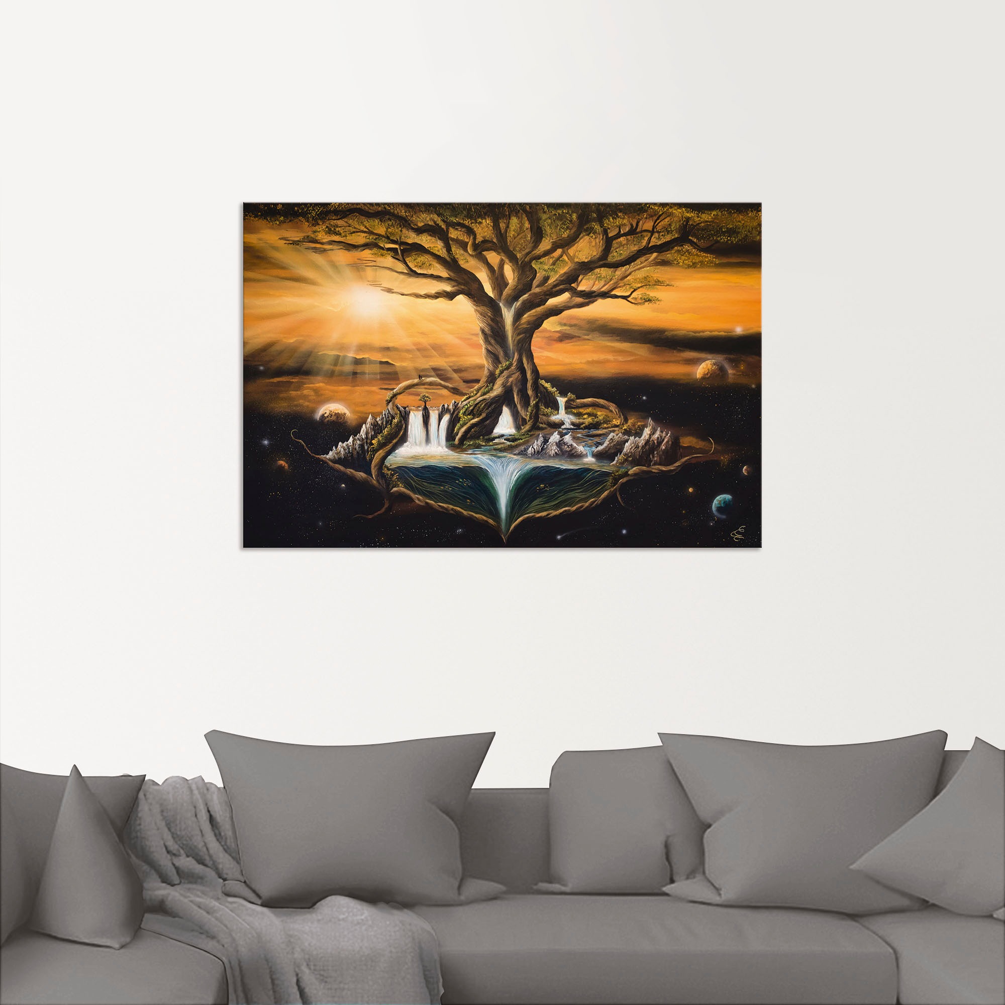 Artland Wandbild »Der Traum der Welten«, Landschaften, (1 St.), als Alubild, Outdoorbild, Poster, Wandaufkleber in verschied. Größen