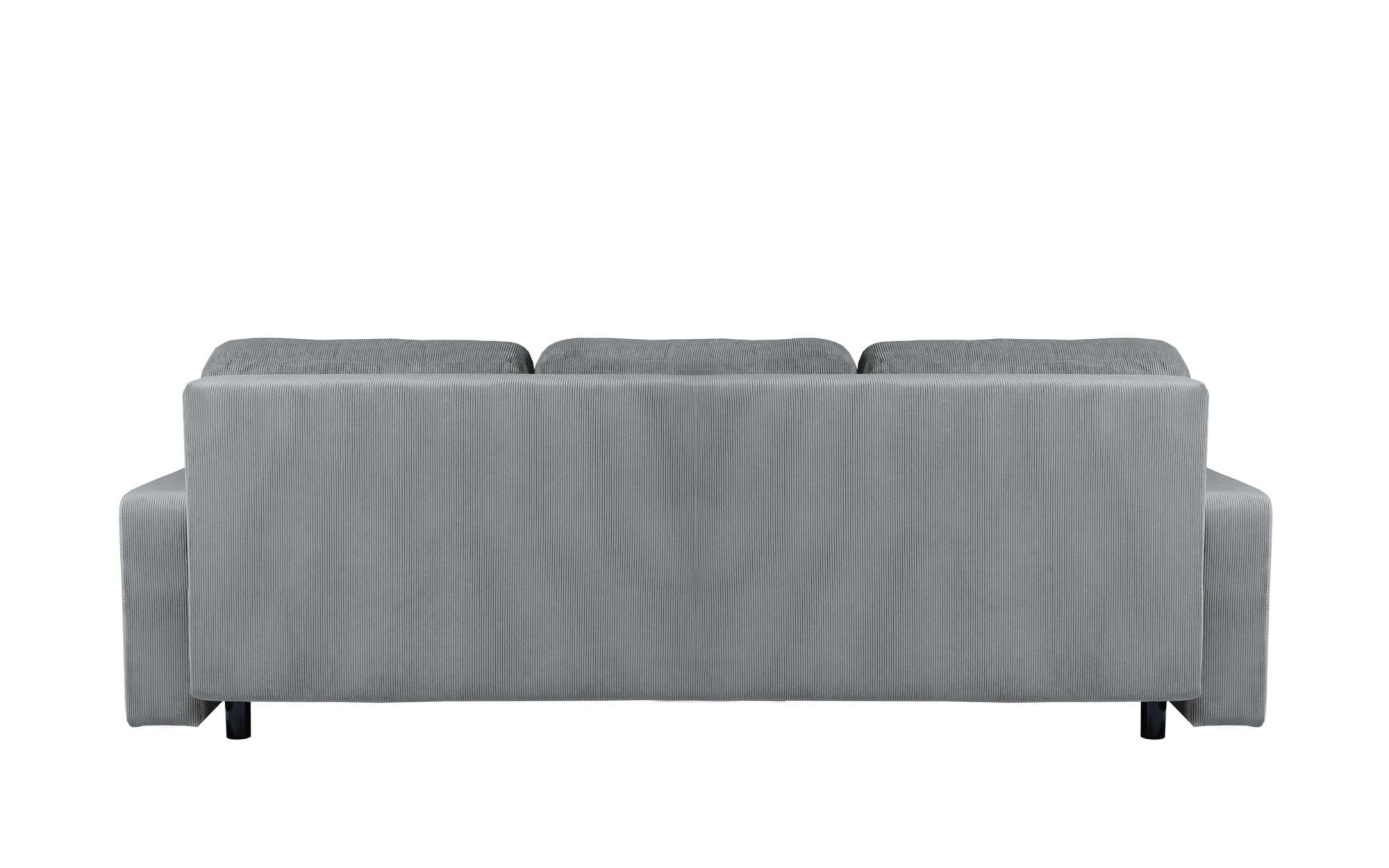 INOSIGN 3-Sitzer »SHERIDIAN Schlafsofa mit Bettkasten, in Feincord & Velvet«, mit Wellenunterfederung, moderne Bezüge, B/H/T 225/94/80
