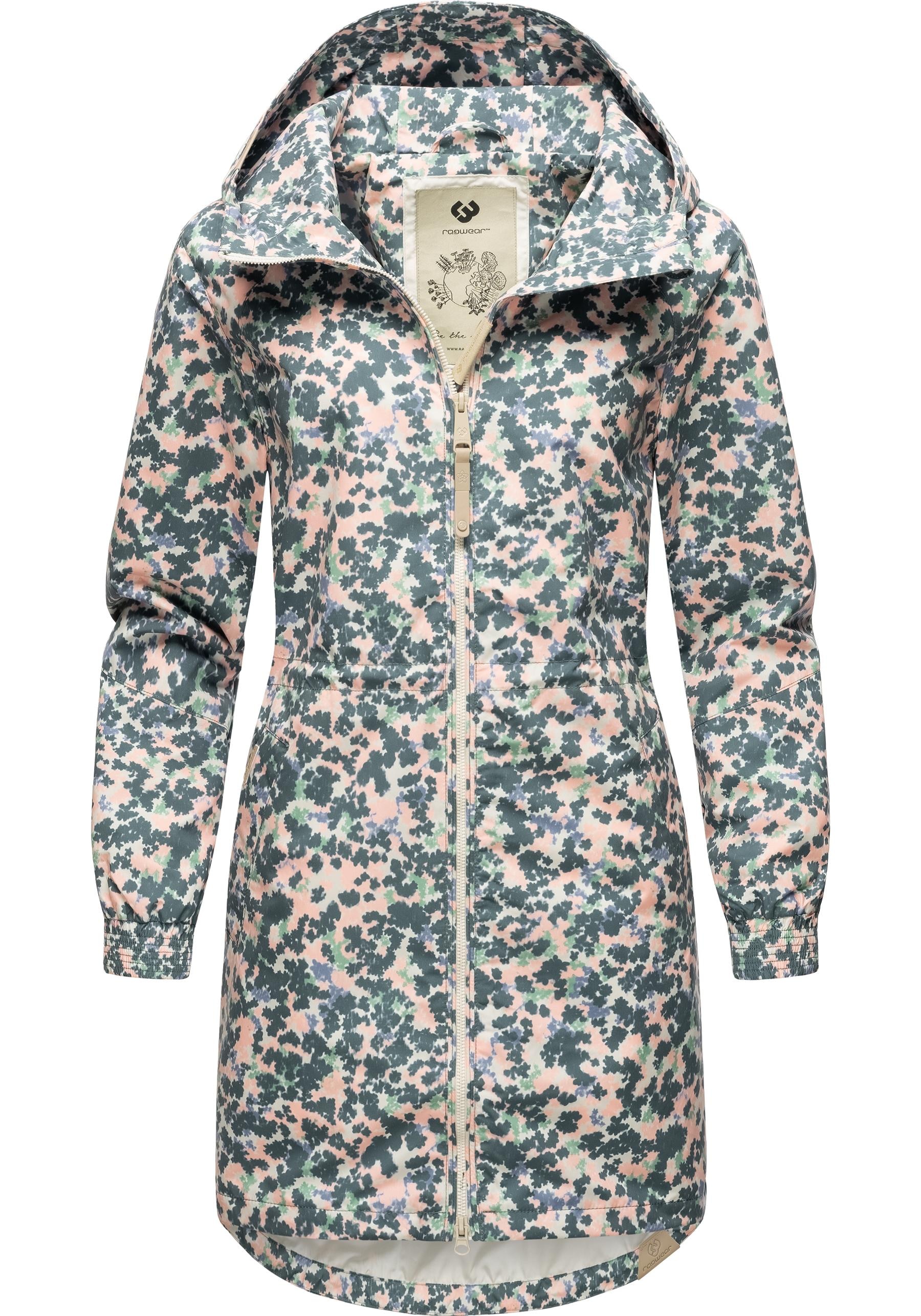 Outdoorjacke »Bronja Print«, mit Kapuze, stylischer Übergangsmantel mit coolem Print