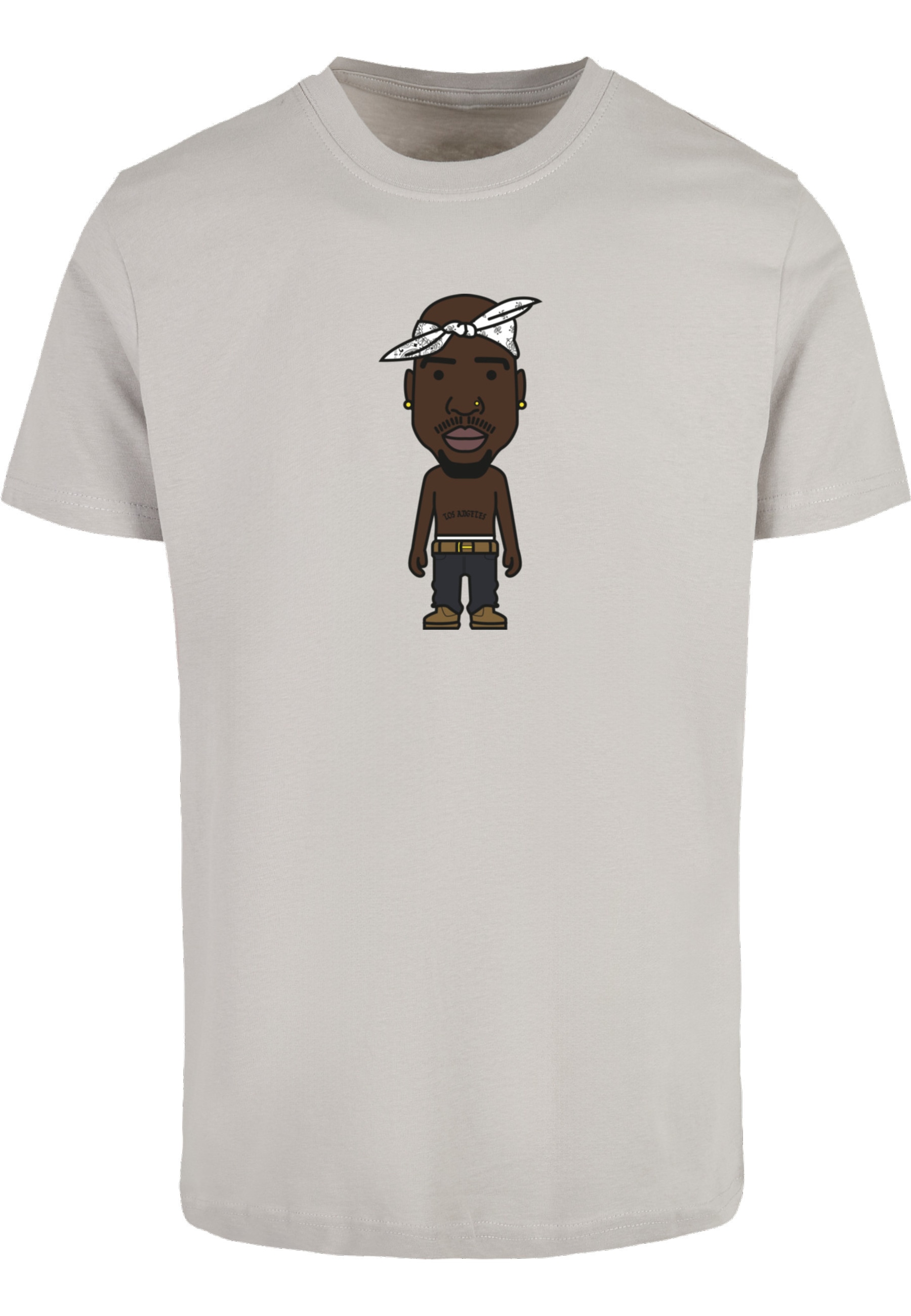 MisterTee Kurzarmshirt "MisterTee Herren LA Sketch Tee" 1 Stk.