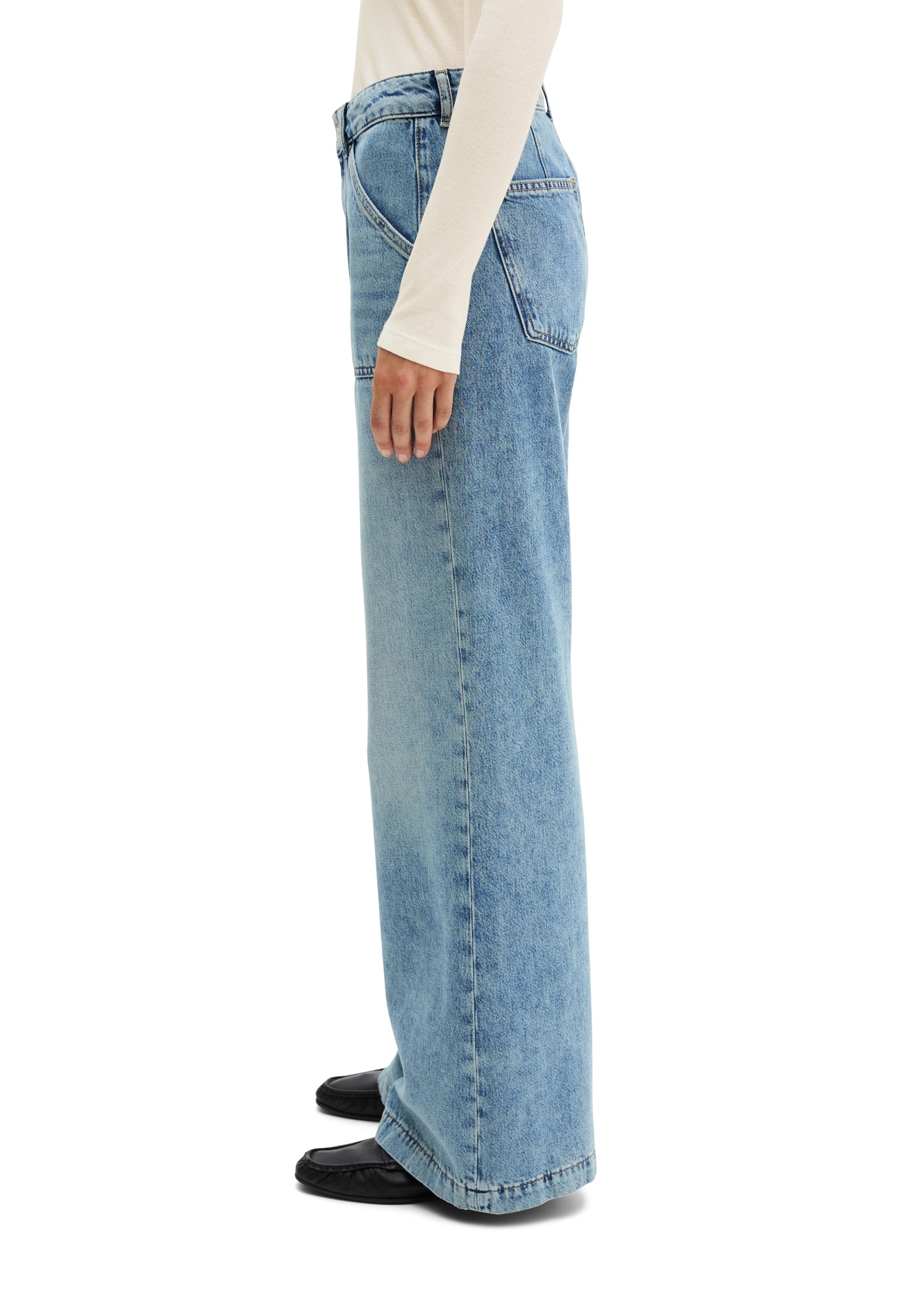 Marc O'Polo Schlagjeans »aus reiner Baumwolle«