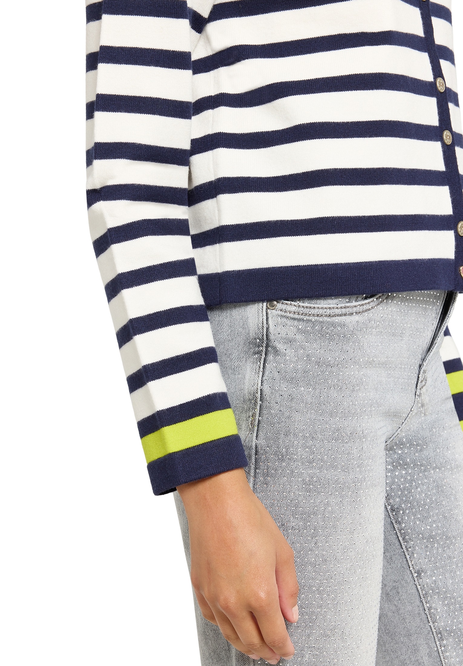 Cartoon Strickjacke »Damen mit Rundhalsausschnitt«, 1 tlg.
