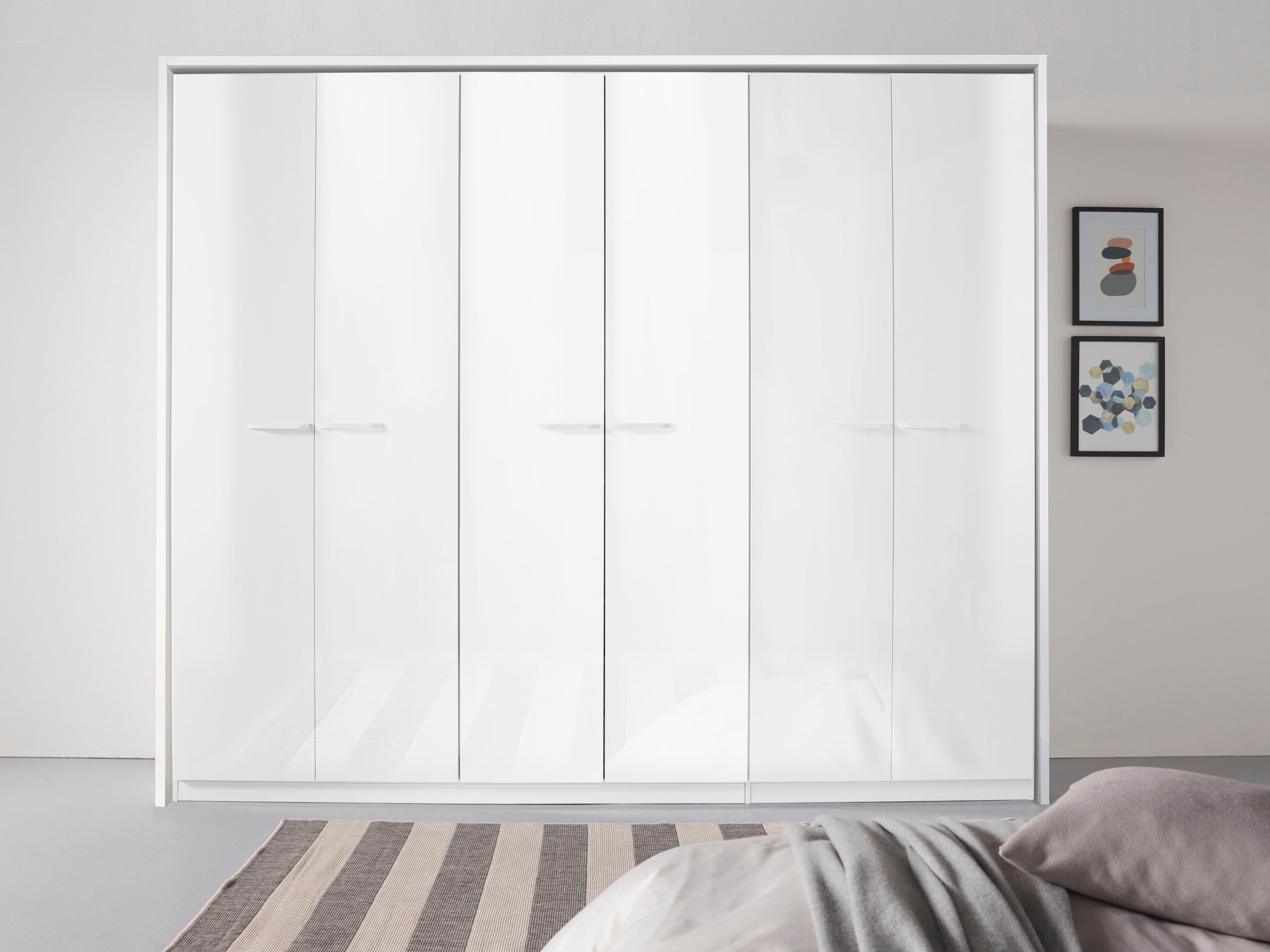 OTTO home "Mehrzweckschrank Aktenschrank Möbel Mietswohnung Schlafzimmer OTELI" erhältlich in Breiten 230/275 cm inkl. Innenschubladen und extra Böden, inkl. Passepartout optional mit Beleuchtung MADE IN GERMANY