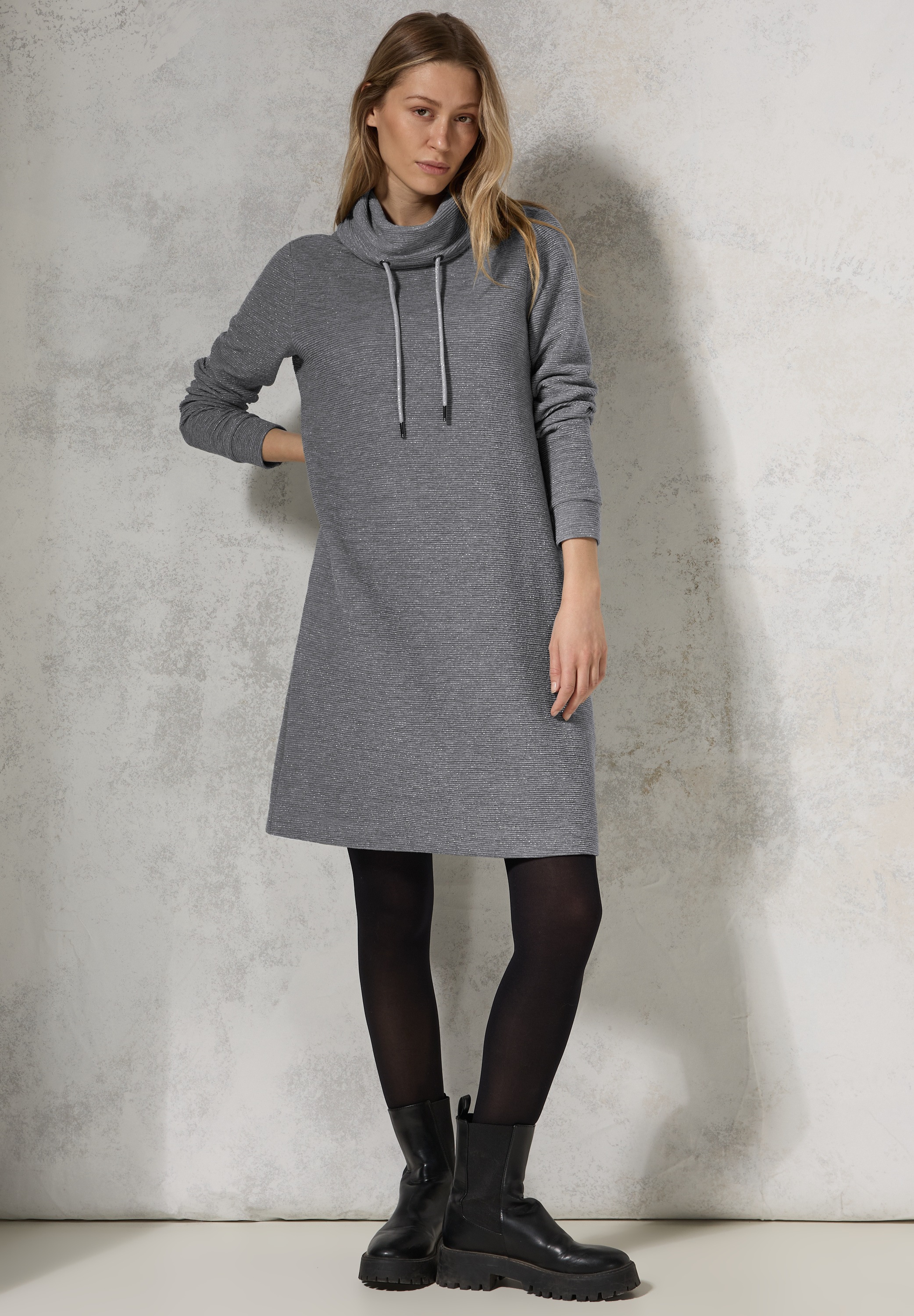 Cecil Strickkleid Ohne Taschen mit Streifen günstig online kaufen