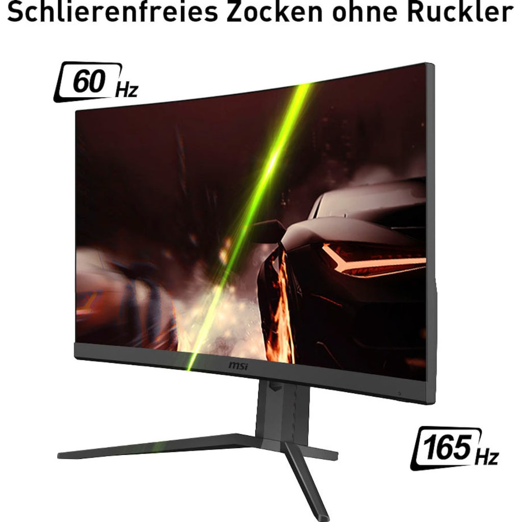 MSI Curved-Gaming-LED-Monitor »Optix G27CQ4P«, 69 cm/27 Zoll, 2560 x 1440 px, WQHD, 1 ms Reaktionszeit, 165 Hz