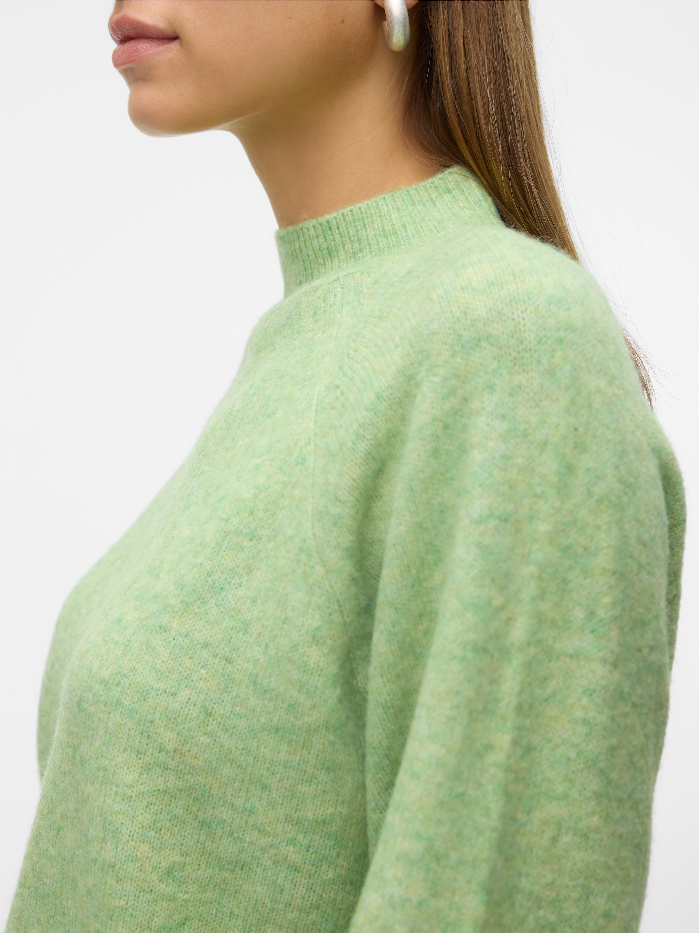 Vero Moda Strickpullover »VMLEAF LS HIGH NECK PULLOVER ENT«