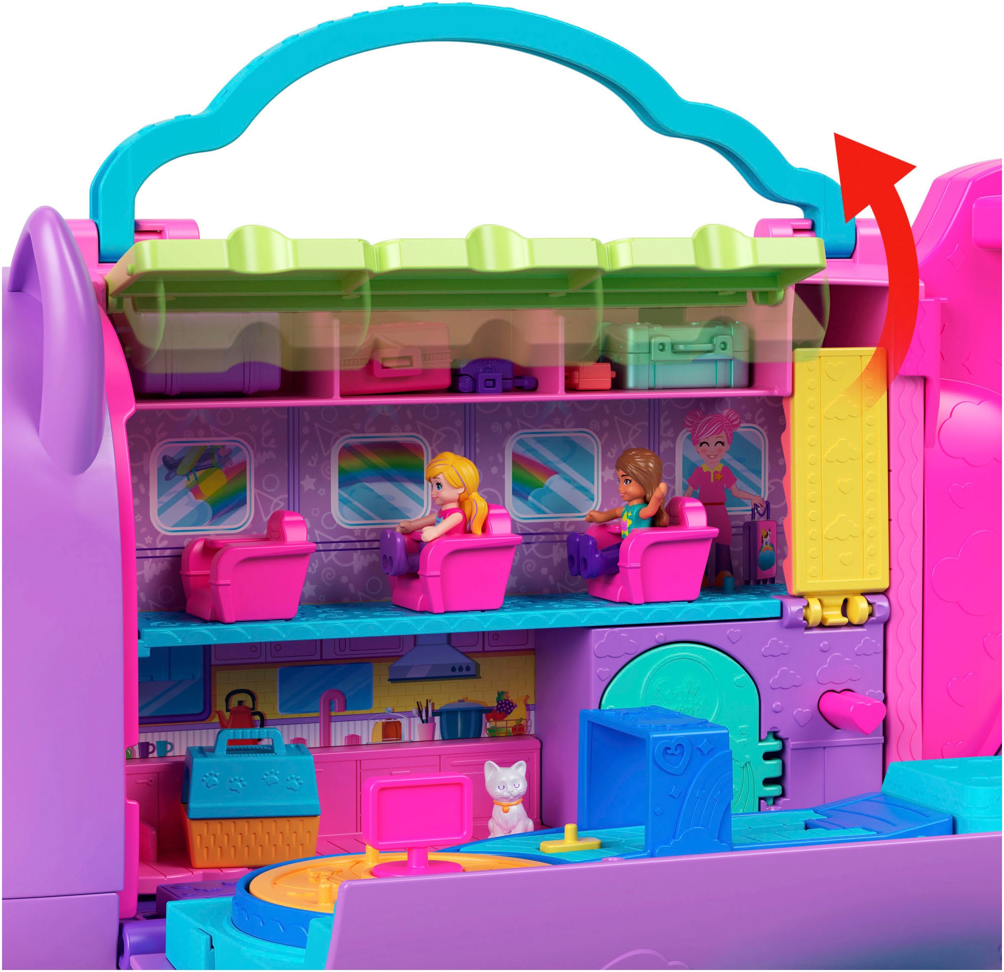 Polly Pocket Spielwelt »Kitty Airways Spielset«