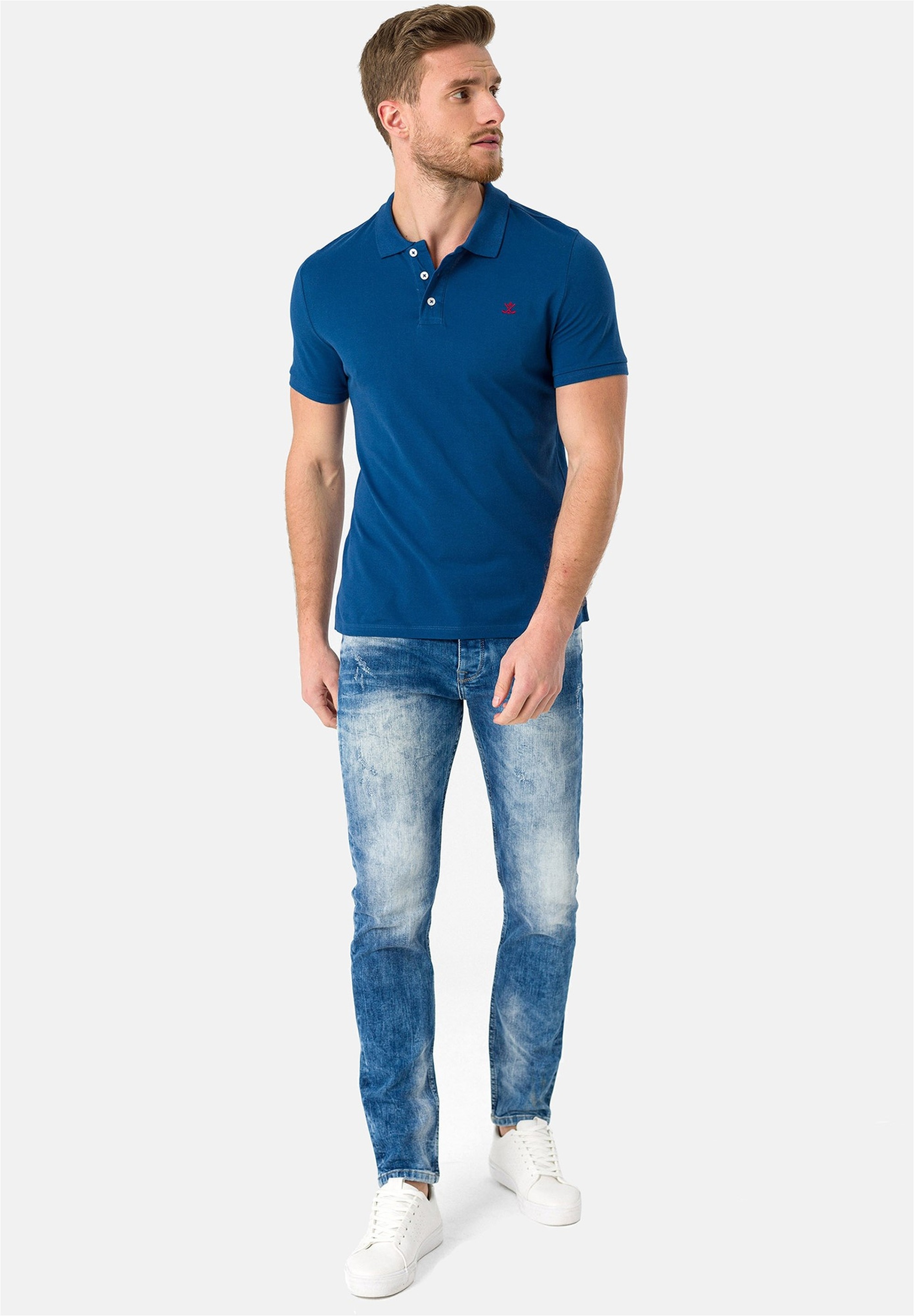 SIR RAYMOND TAILOR Poloshirt »Wheaton«, (1 tlg.), mit klassischem Kragen und kurzer Knopfleiste