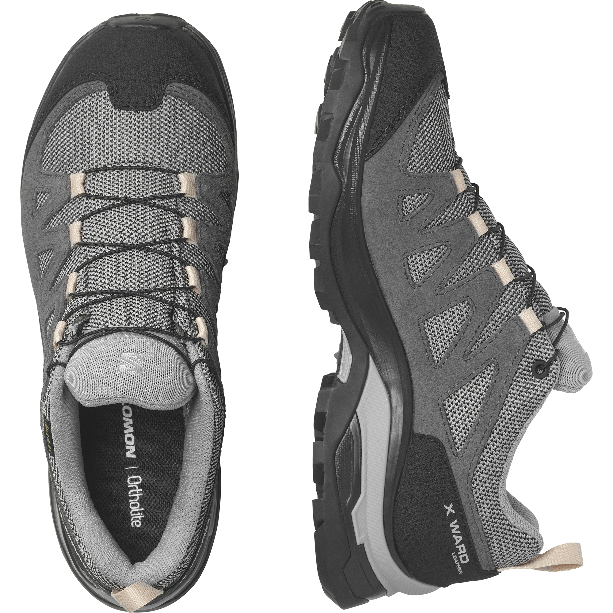 Salomon Wanderschuh »X WARD Leather GORE-TEX«, wasserdicht