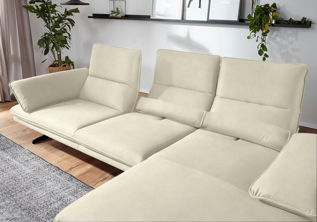 W.SCHILLIG Ecksofa "broadway, Designsofa mit tollem Sitzkomfort", Sitztiefe günstig online kaufen