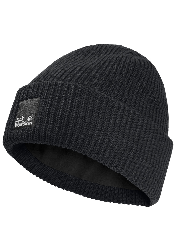 Jack Wolfskin Beanie "PERGAMON BEANIE" Strickmütze, winddicht, warm