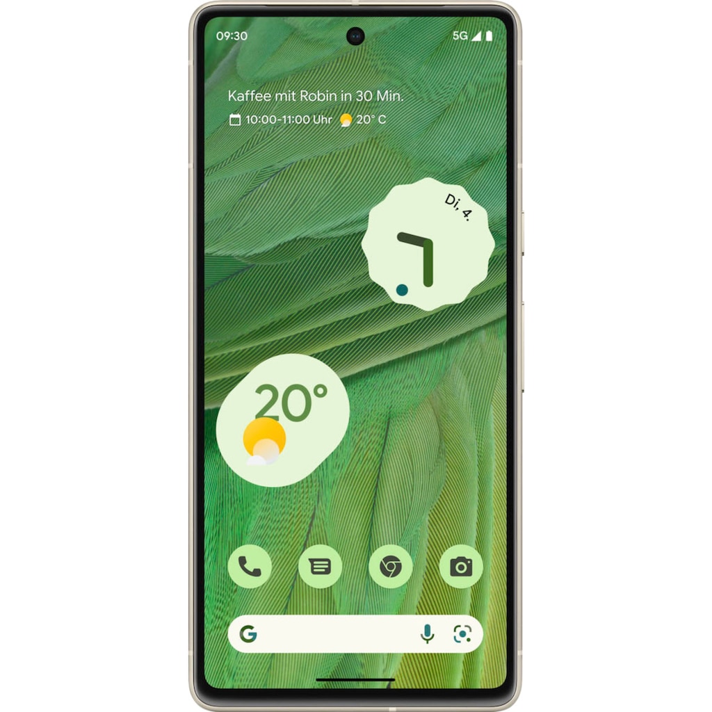 Google Smartphone »Pixel 7«, Lemongrass, 16,05 cm/6,3 Zoll, 256 GB Speicherplatz, 50 MP Kamera