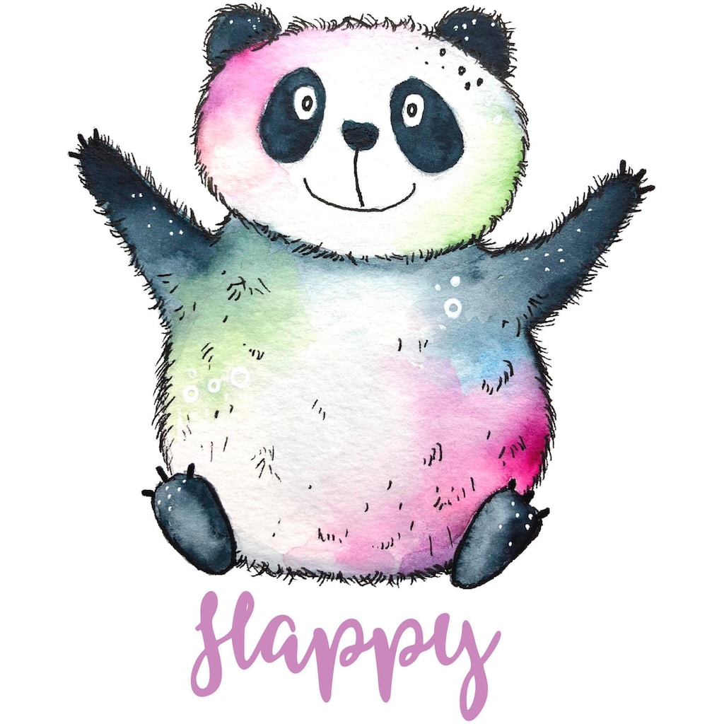 Wall-Art Wandtattoo »Happy Panda«