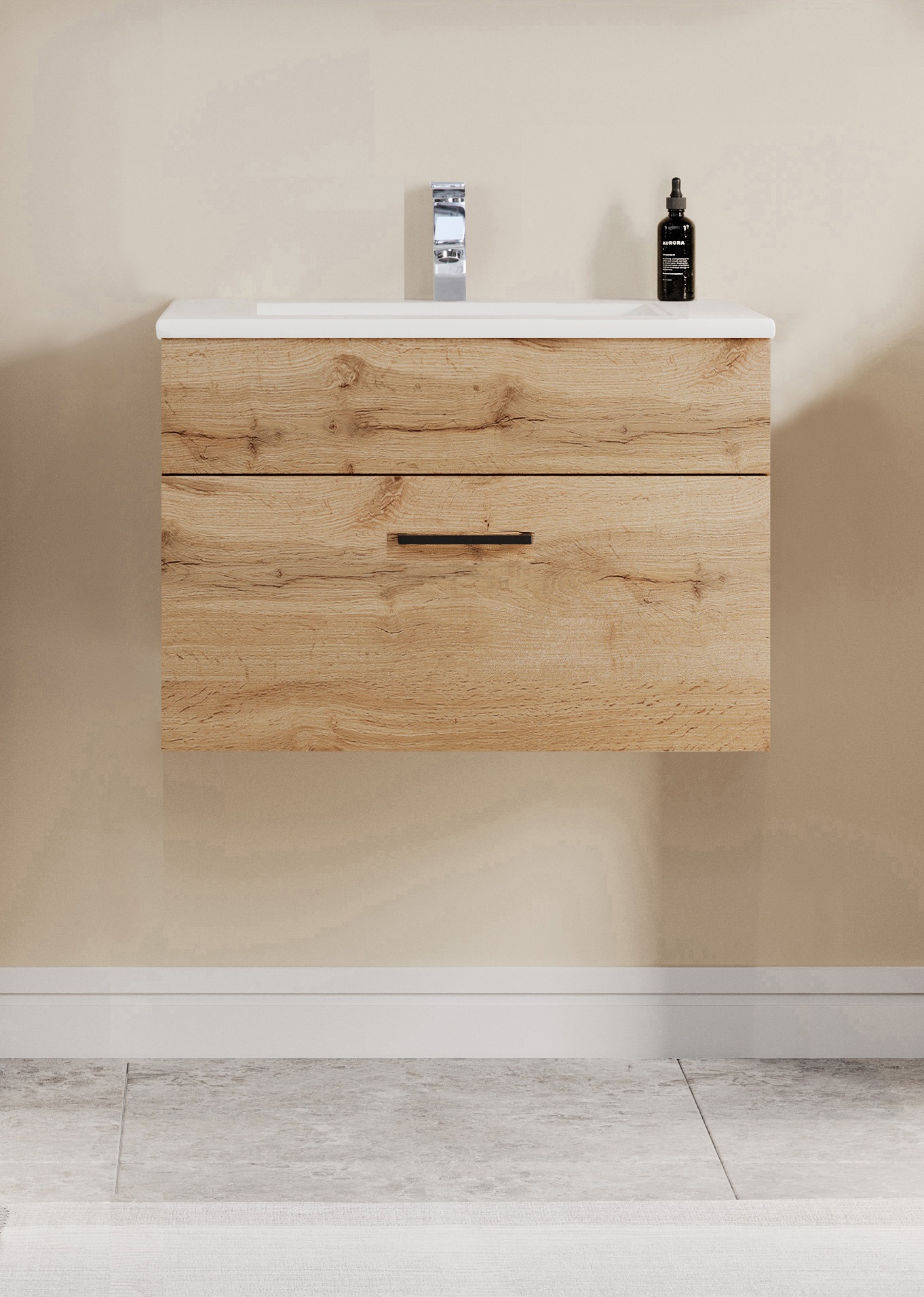 welltime Waschtisch "Trento Light mit Keramik-Auflagebecken", 1 feste Blend günstig online kaufen