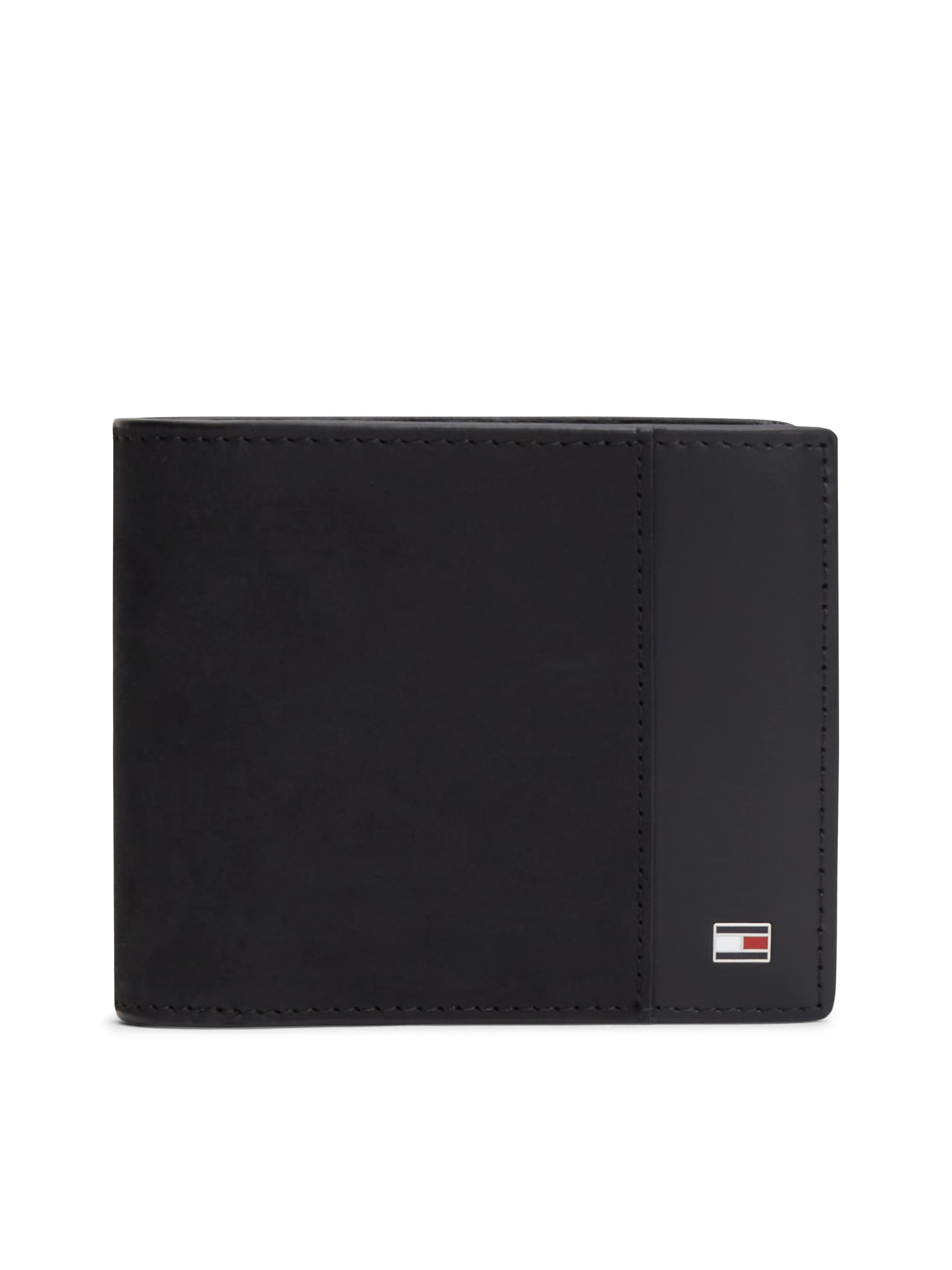 Tommy Hilfiger Geldbörse "TH SOHO CC FLAP AND COIN" Unisex Geldbeutel, Portemonnaie mit bunten Streifen in Tommy Farben