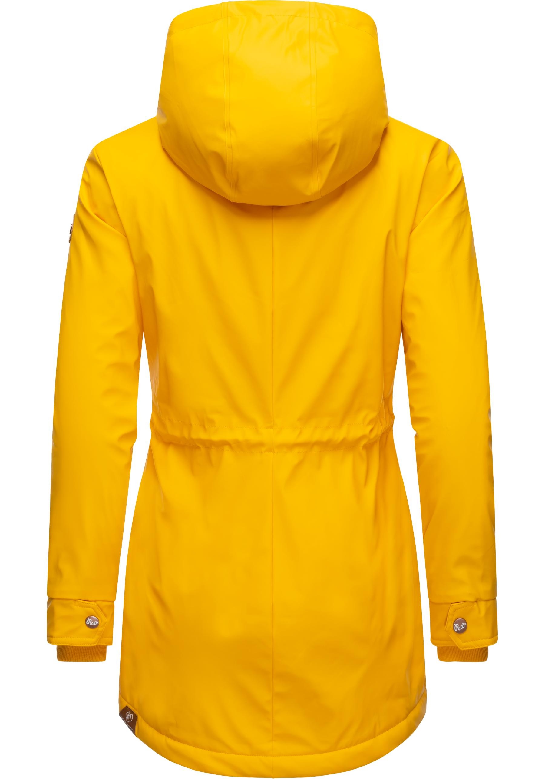 Ragwear Regenmantel »Monadis Rainy Intl.«, modischer Regenparka mit kuschligem Innenfutter