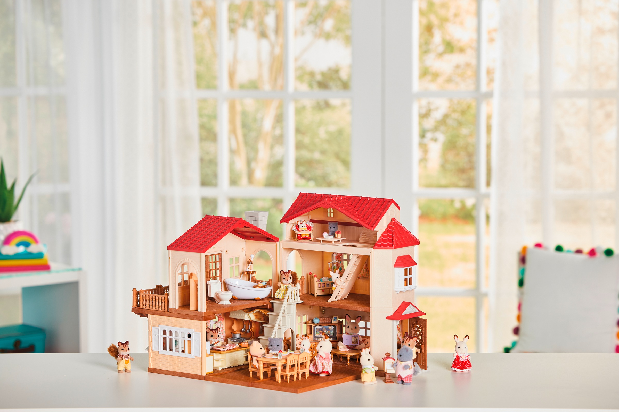 Sylvanian Families Spielwelt »Stadthaus mit Dachzimmer (5716)«