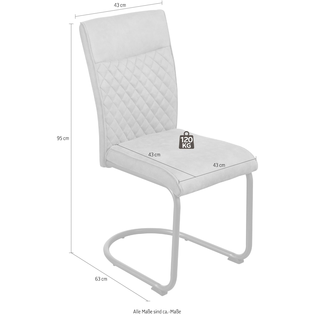 Reality Freischwinger »Catalina«, (Set), 2 St., Polyester