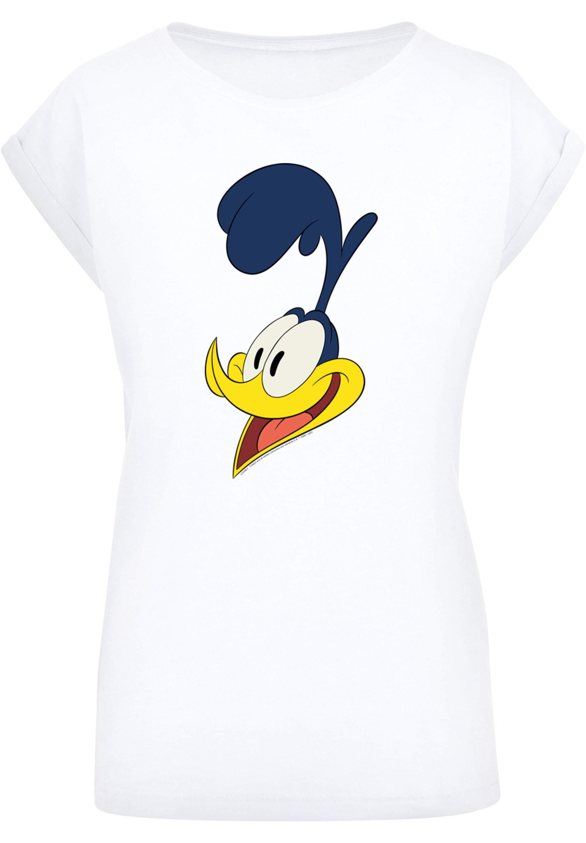 F4NT4STIC T-Shirt »Looney Tunes Road Runner Face«, Print