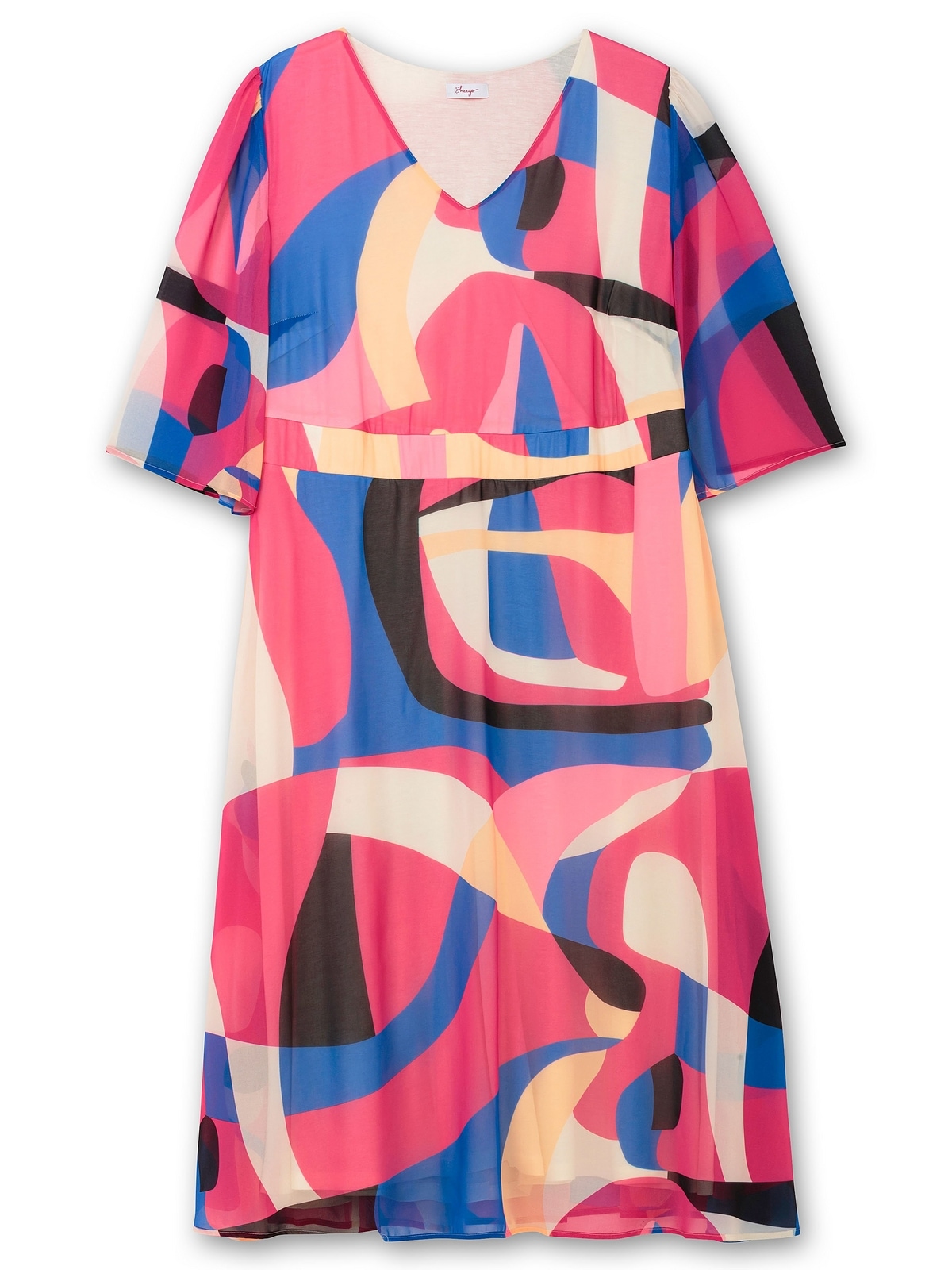 Sheego Sommerkleid »Große Größen«, mit Grafikprint, im Lagenlook